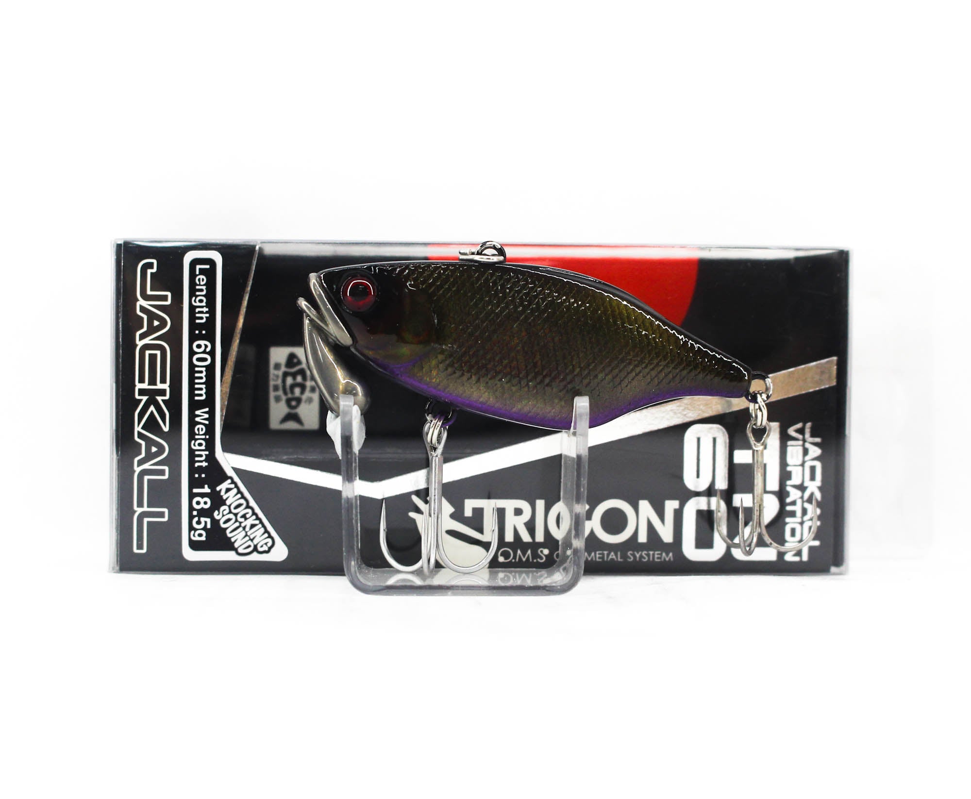 Jackall TN 60 Trigon Vibration Lure HL Black (4948)