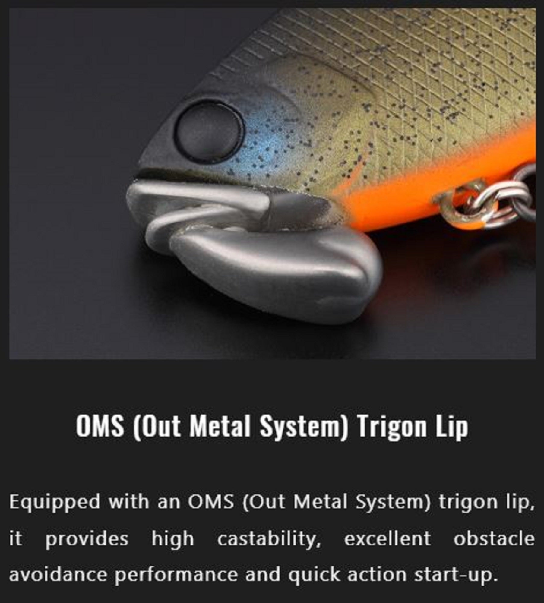 Jackall TN 60 Trigon Vibration Lure Zebra Glow (4955)
