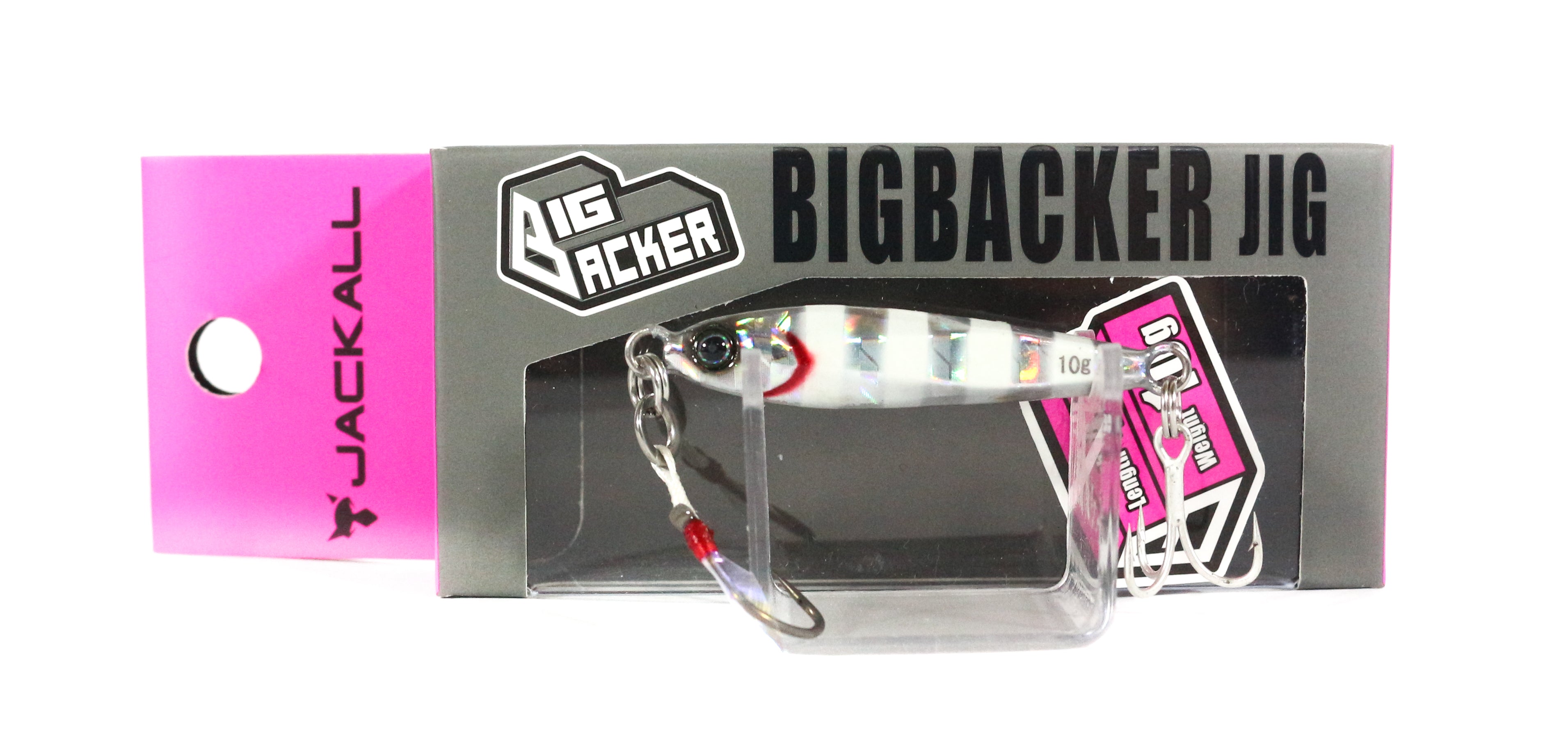 Jackall Metal Jig Big Backer 10 grams Glow Stripe (5167)