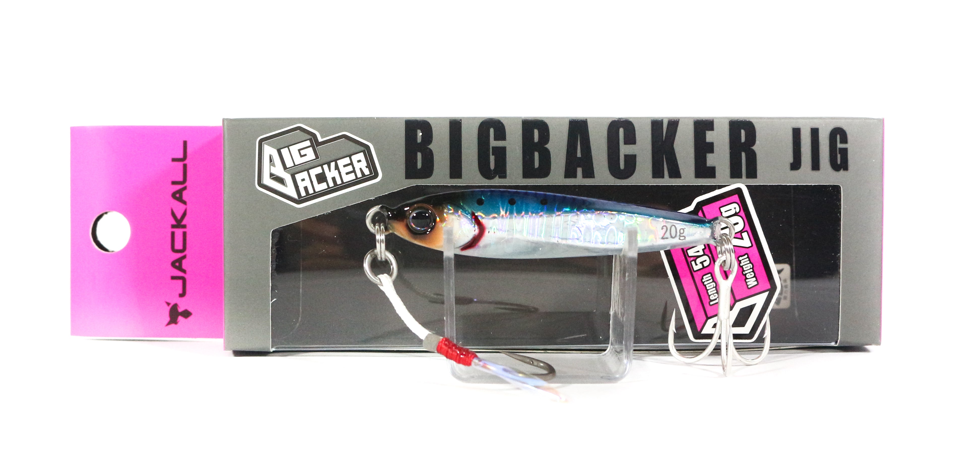 Jackall Metal Jig Big Backer 20 grams Iwashi Wave (5273)