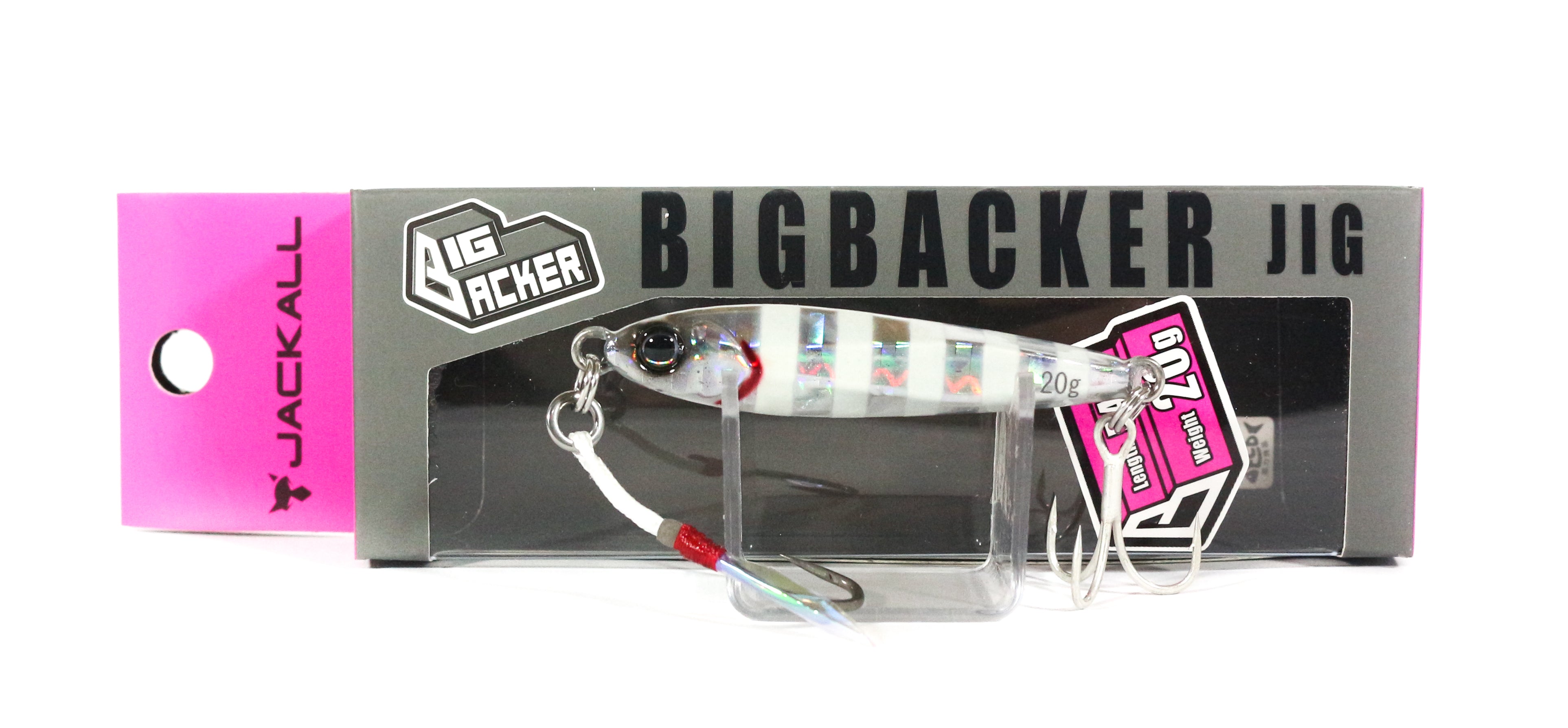 Jackall Metal Jig Big Backer 20 grams Glow Stripe (5327)