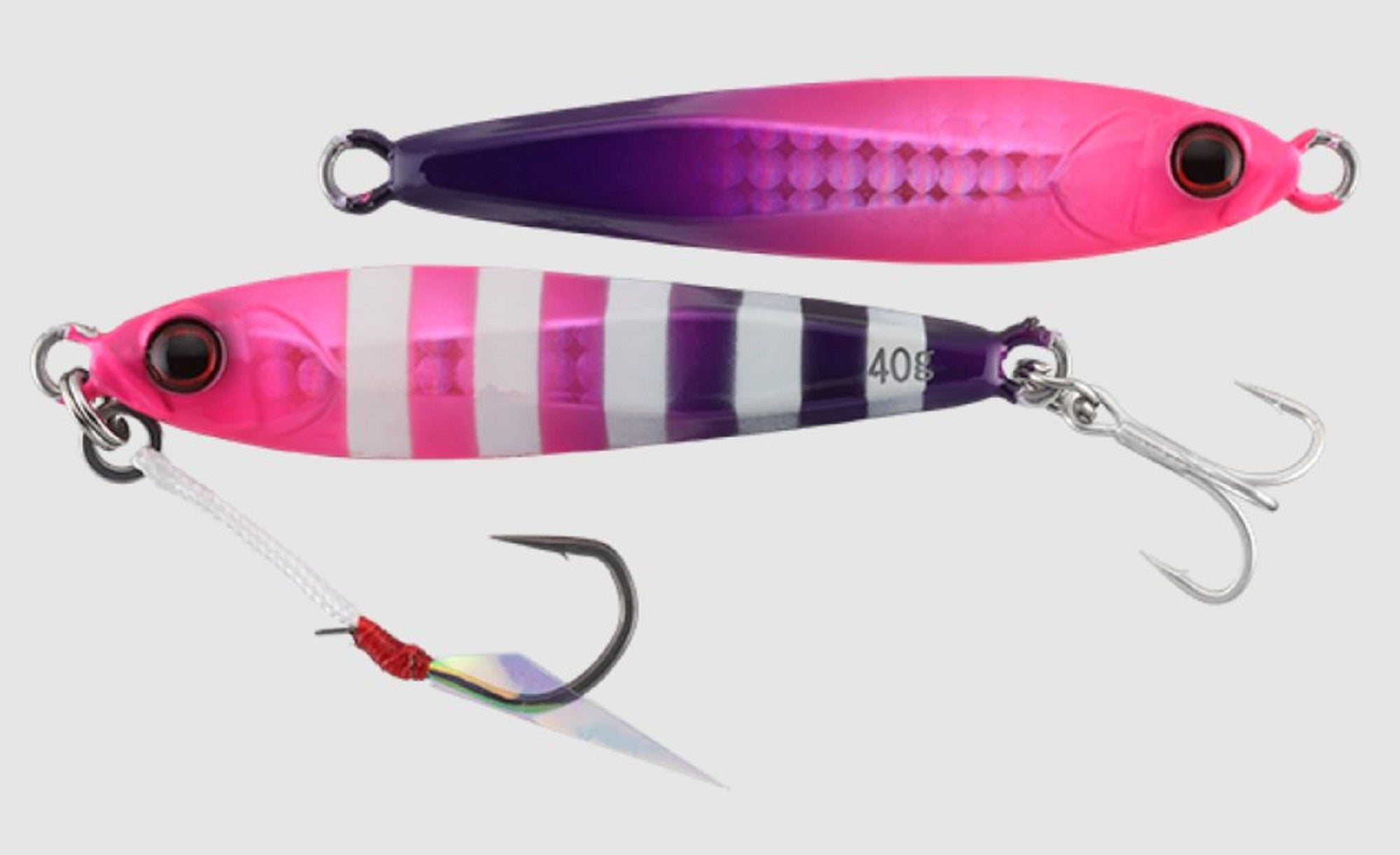Jackall Metal Jig Big Backer 20 grams Glow Pink Purple (5334)