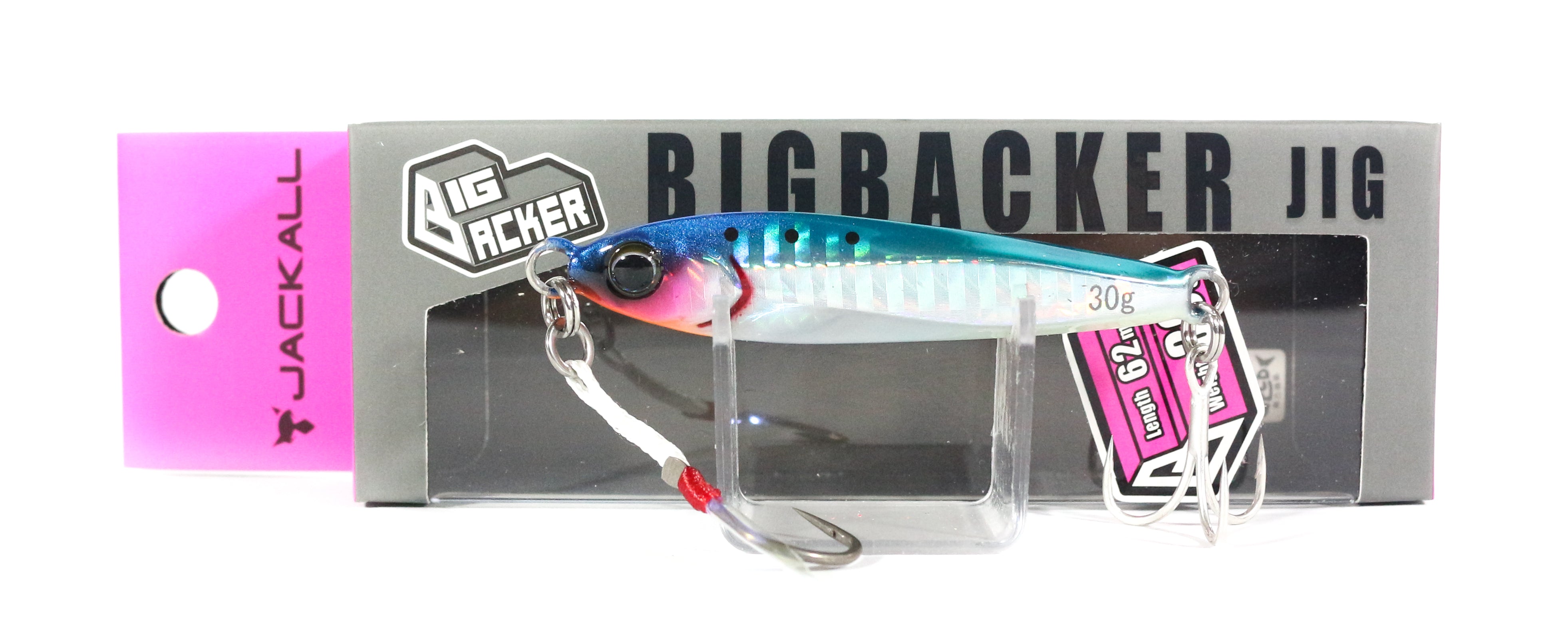 Jackall Metal Jig Big Backer 30 grams Iwashi Glow (5426)