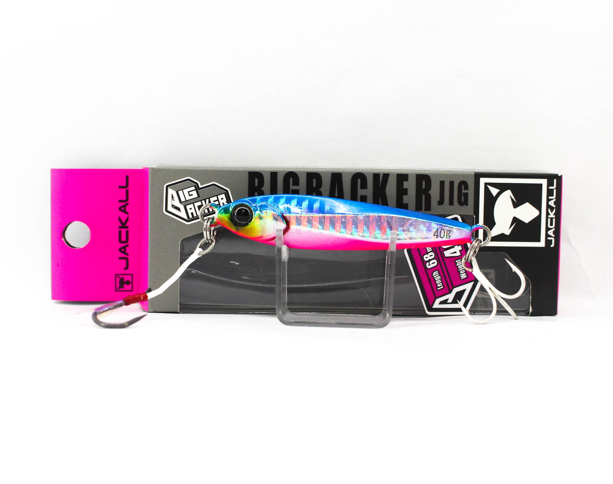 Jackall Metal Jig Big Backer 40 grams Blue Pink (5440)