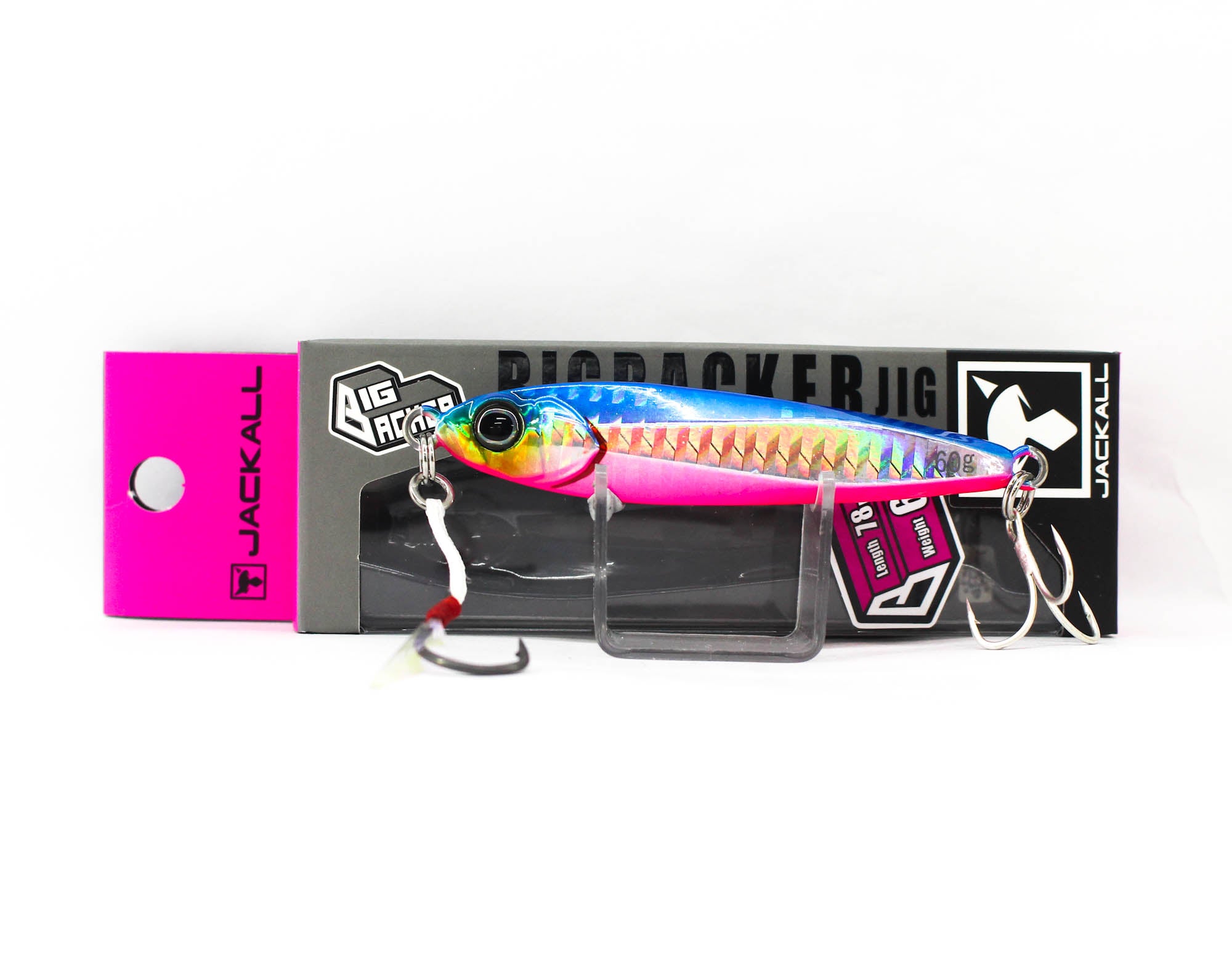 Jackall Metal Jig Big Backer 60 grams Blue Pink (5525)