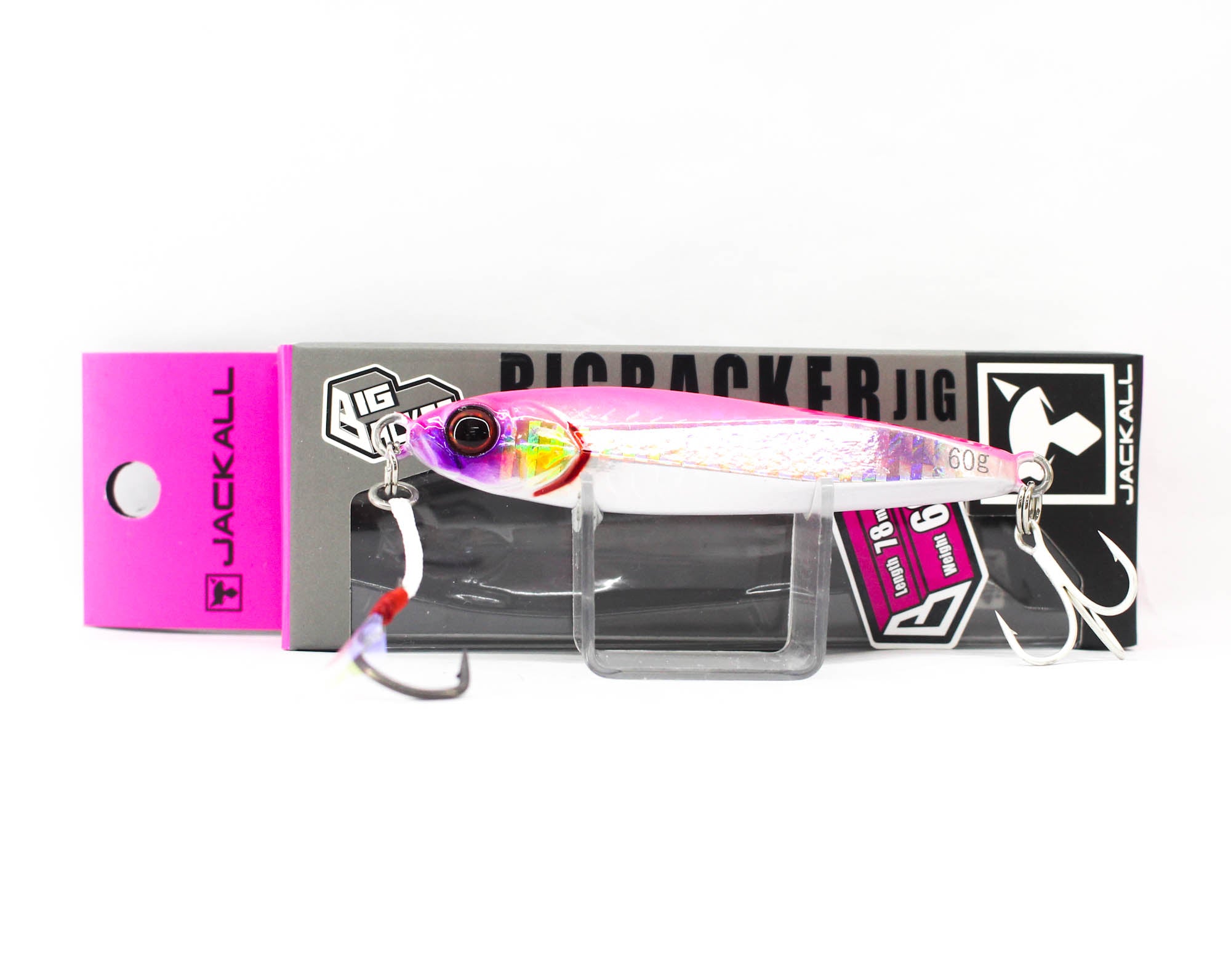 Jackall Metal Jig Big Backer 60 grams Pink Back (5532)