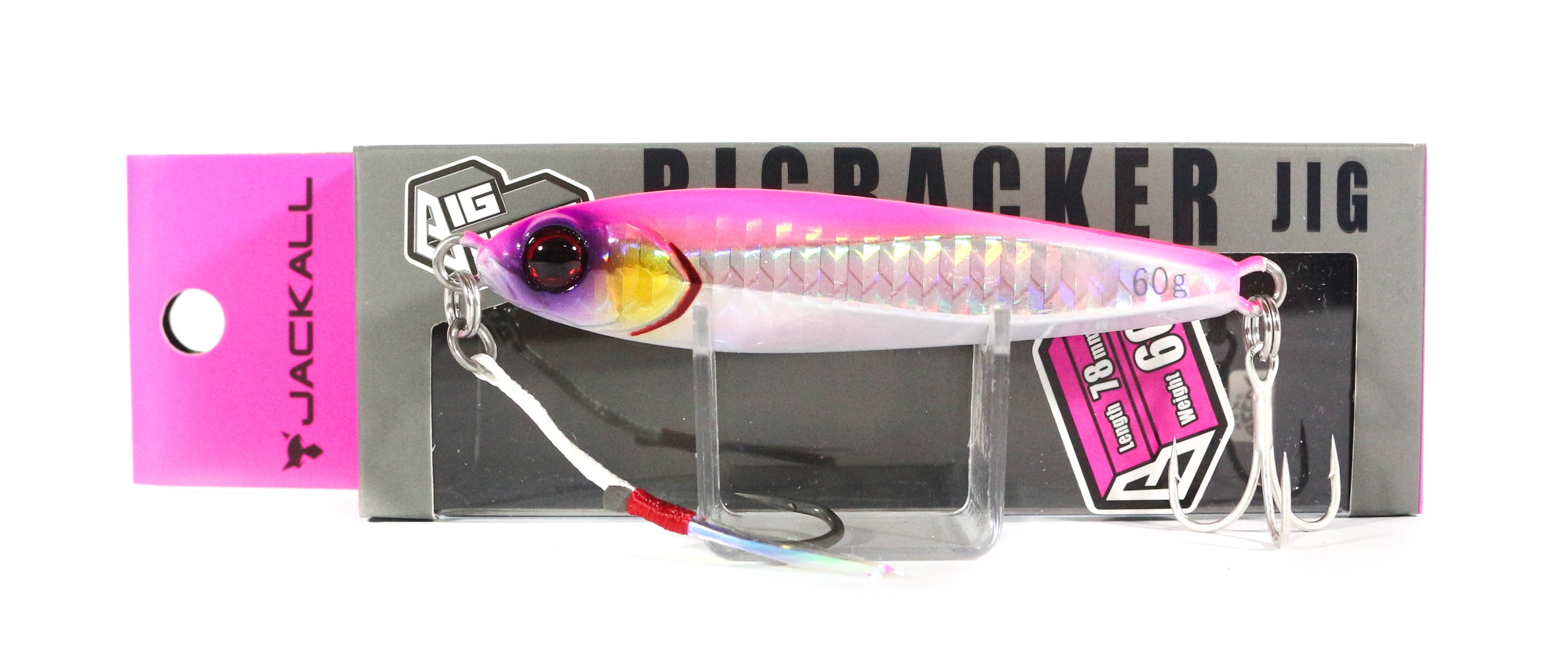 Jackall Metal Jig Big Backer 60 grams Pink Back (5532)