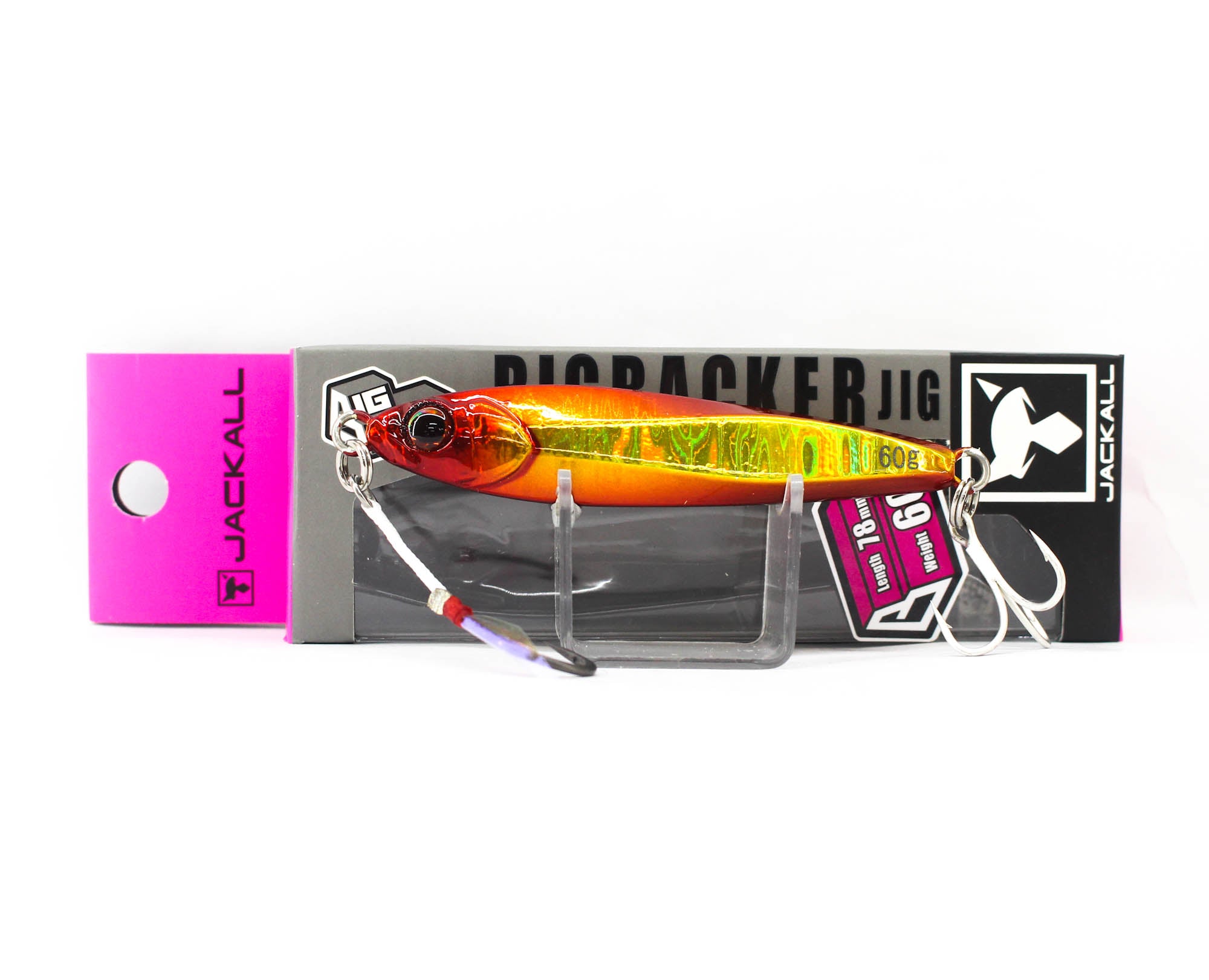 Jackall Metal Jig Big Backer 60 grams Red Gold (5549)