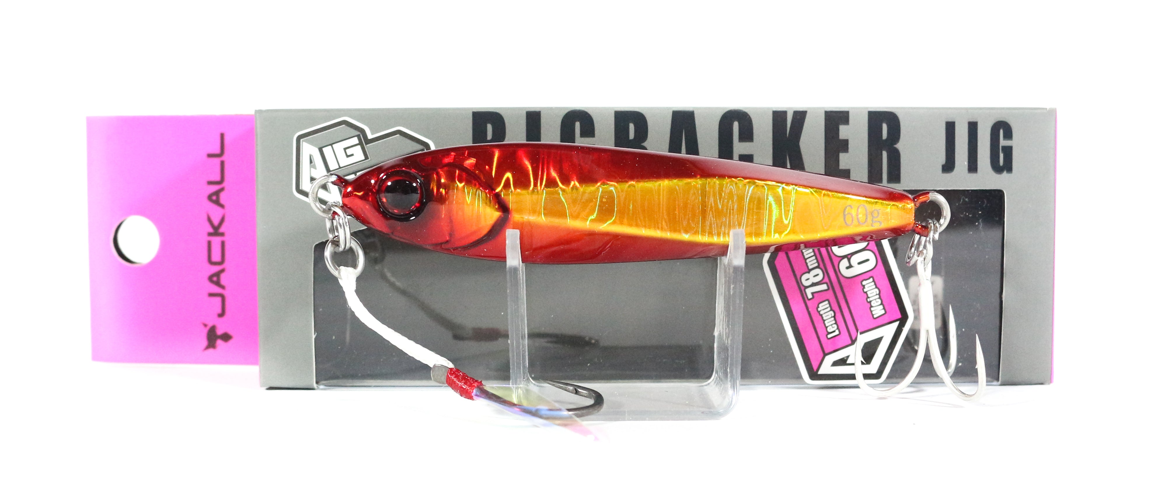 Jackall Metal Jig Big Backer 60 grams Red Gold (5549)