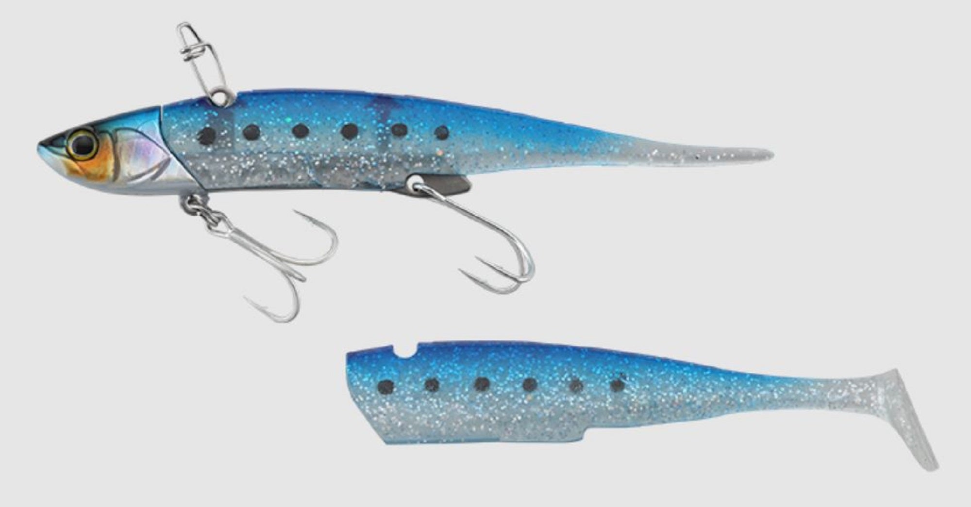 Sale Jackall Big Backer Soft Vib 21 grams 115 mm Sinking Lure Iwashi (5716)