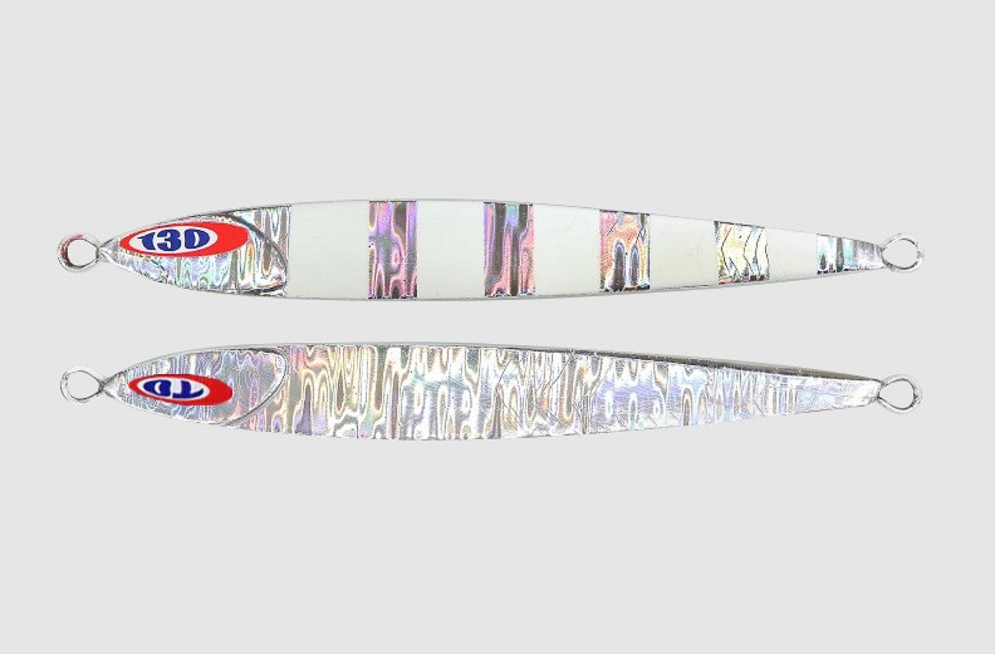 Jackall Metal Jig Anchovy Type 0 Flush Fall 80 grams Glow Stripe (8069)
