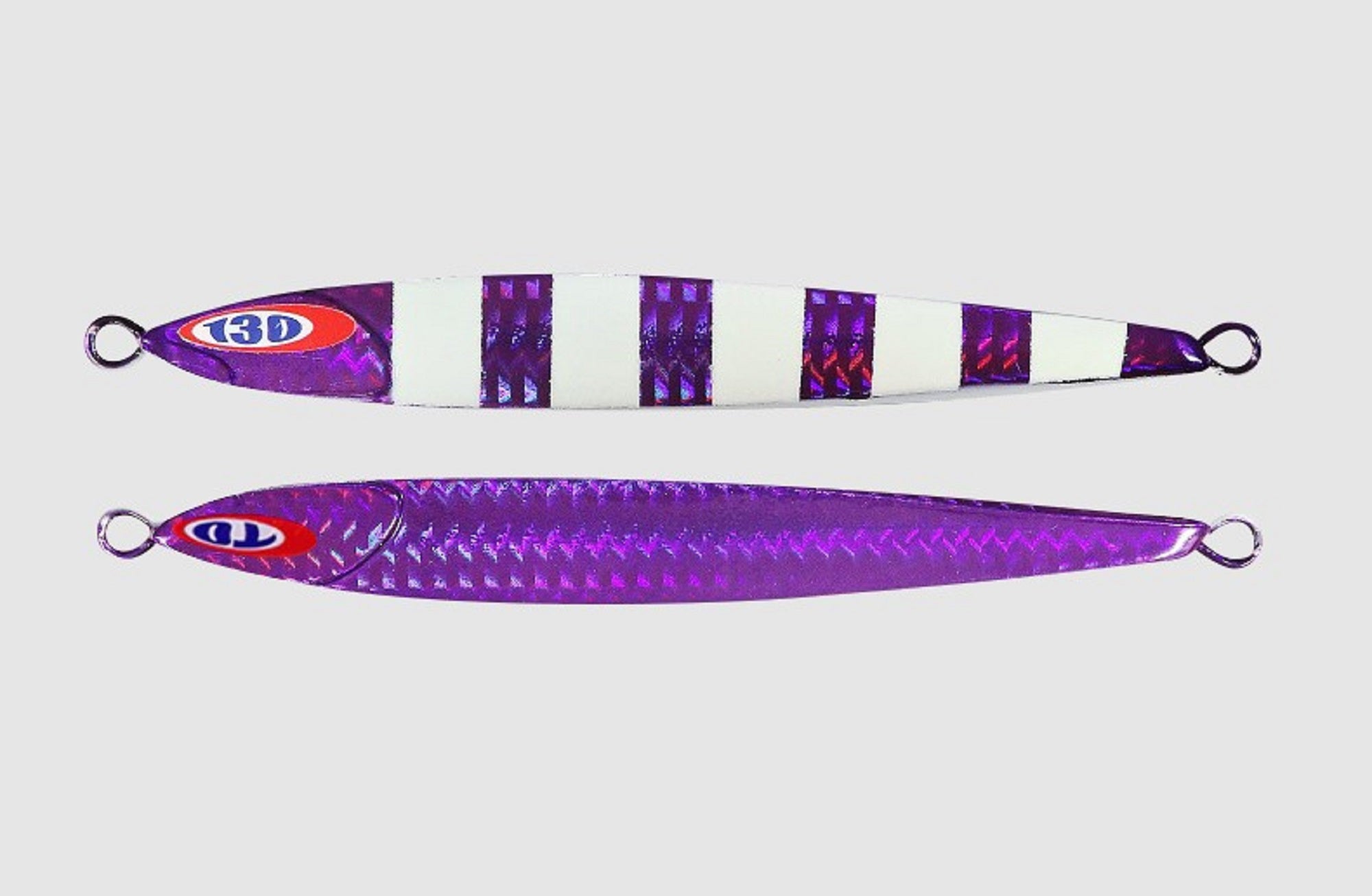 Jackall Metal Jig Anchovy Type 0 Flush Fall 100g Purple Glow Stripe (8175)
