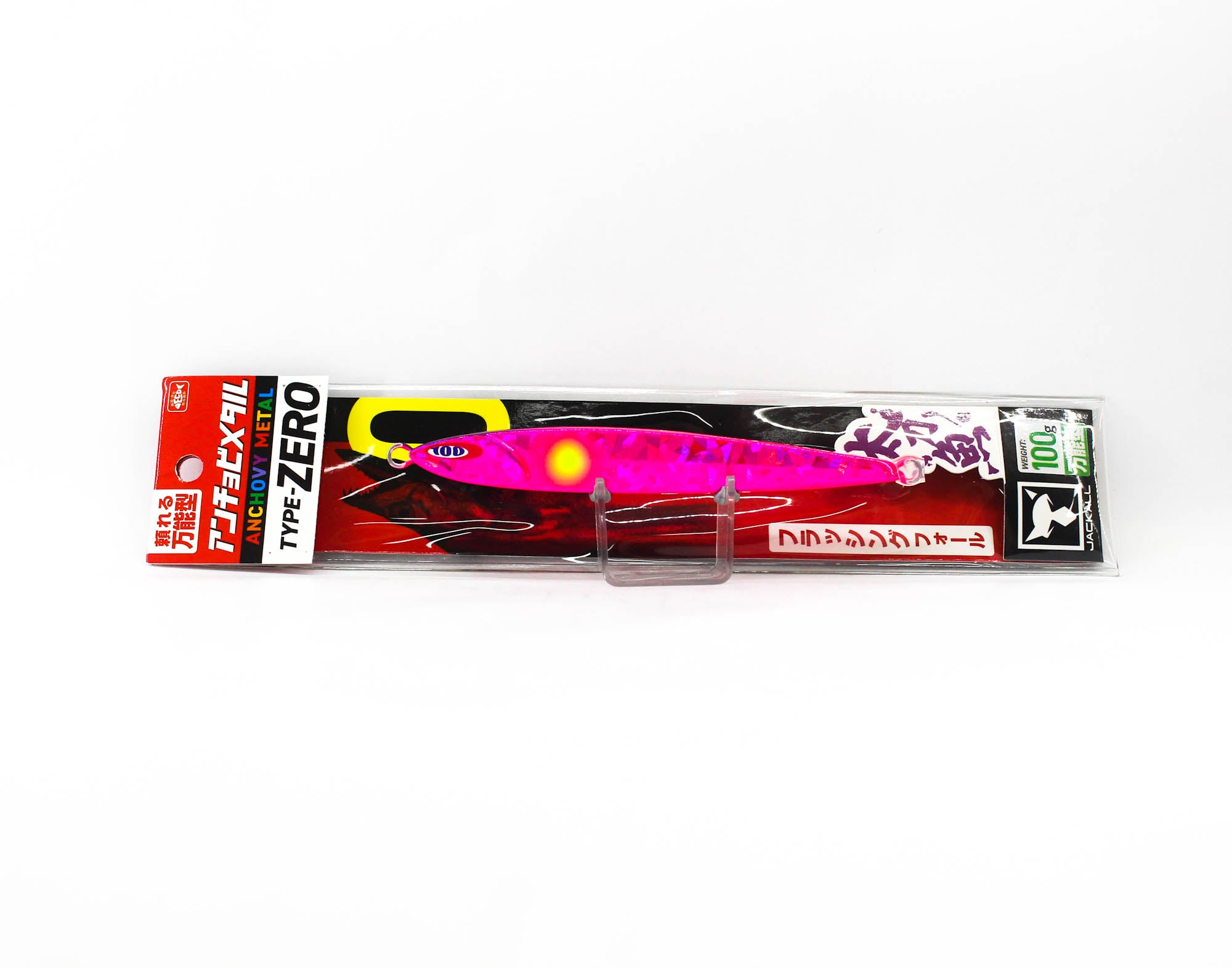 Jackall Metal Jig Anchovy Type 0 Flush Fall 100 grams Saber Pink (8212)