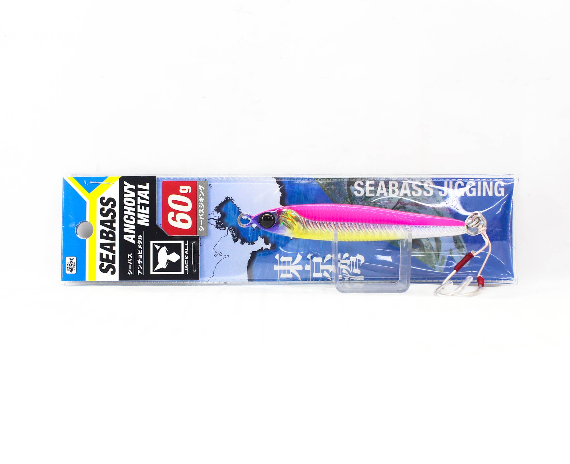 Sale Jackall Metal Jig Seabass Anchovy Metal 60 grams Pink Silver (0840)