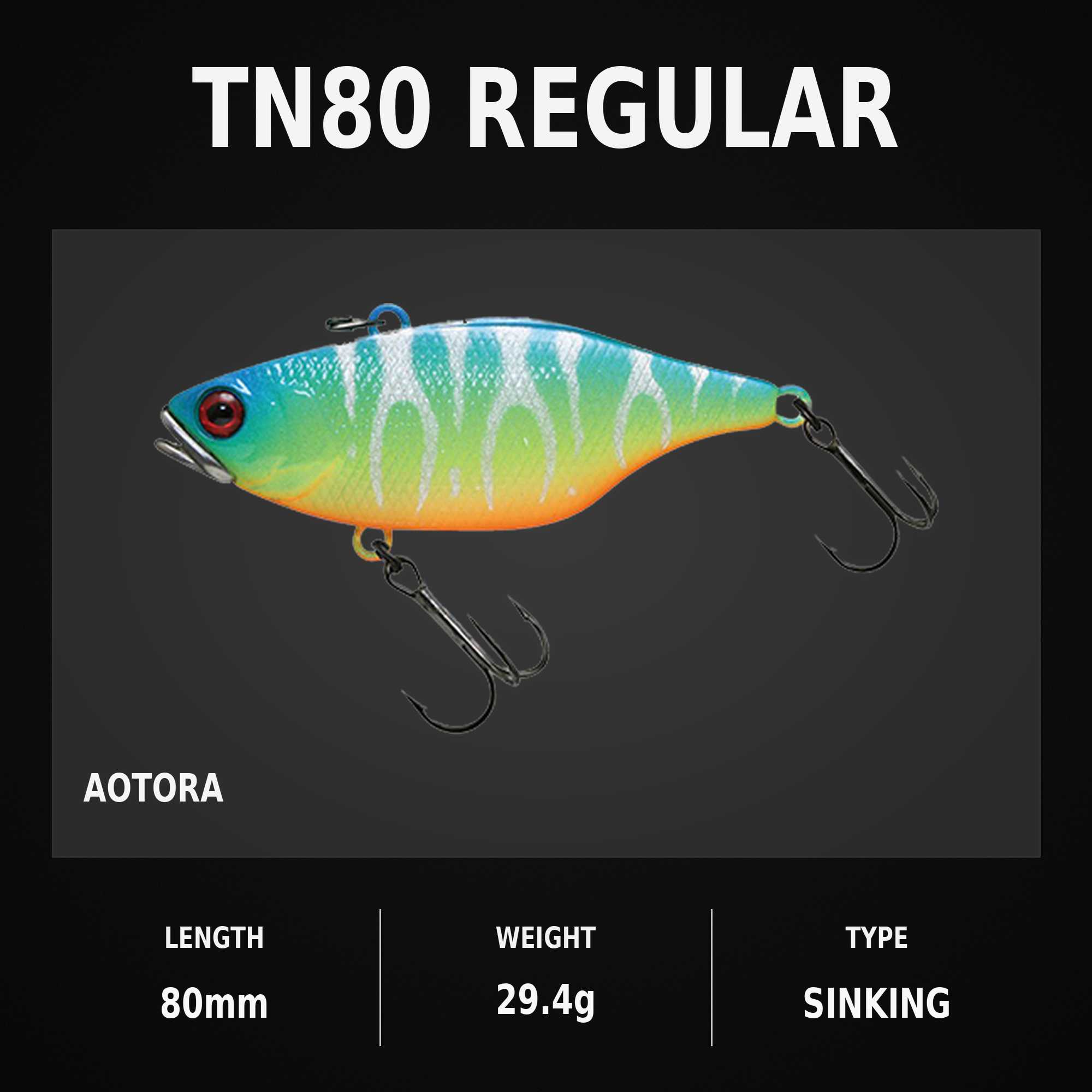 Jackall TN 80 Regular Vibration Lure Aotora (8730)