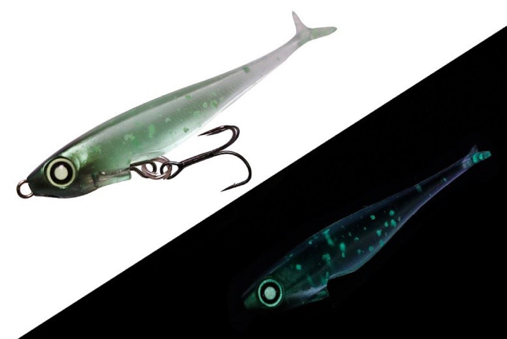 Jackall Jelly Sardine 54mm Sinking Lure Green Jelly Glow (1365)