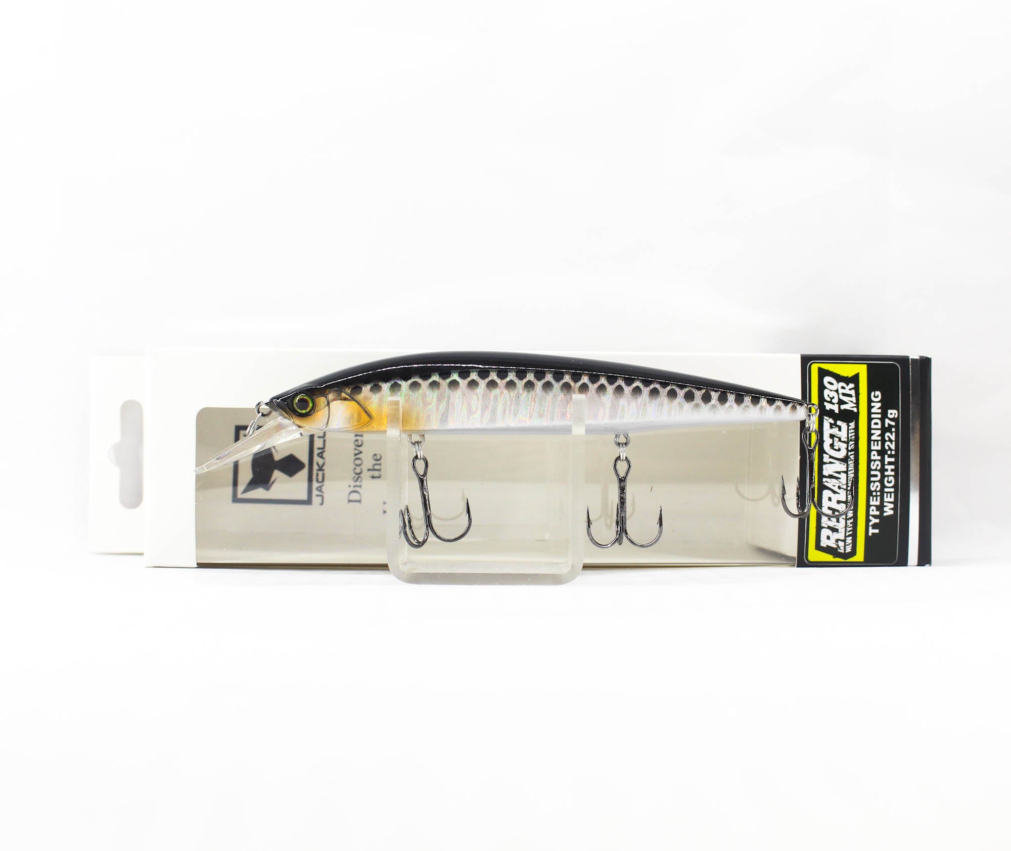 Jackall Rerange 130SP MR Suspend Lure HL Silver Black (8029)