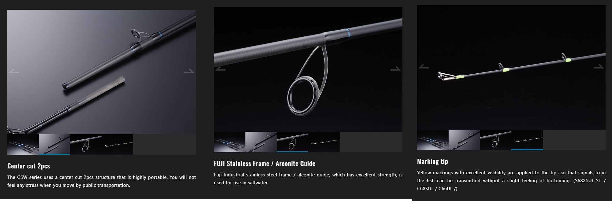 Jackall Rod Baitcast GSW C66UL (8951)