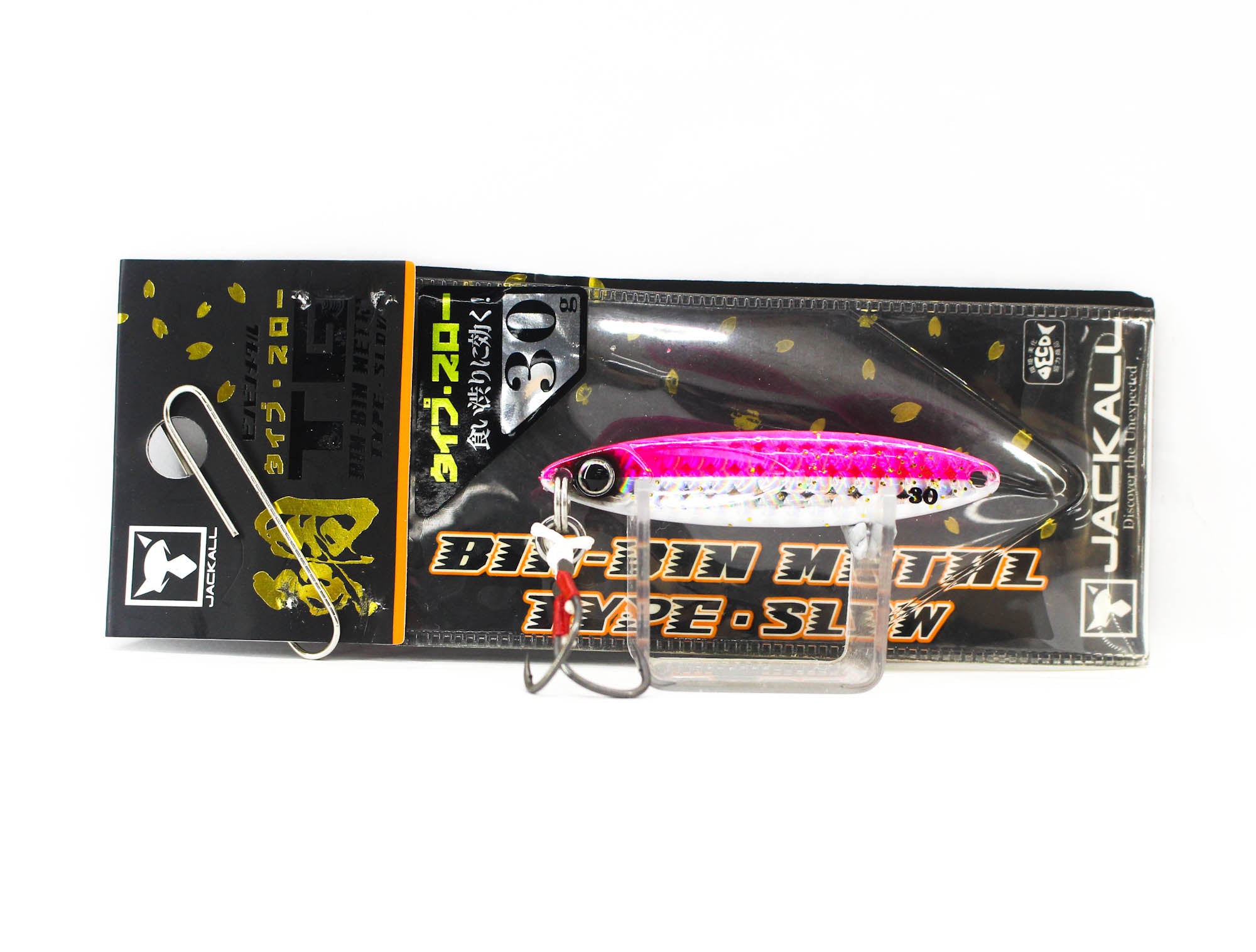 Jackall Metal Jig Bin Bin TG Type Slow Tungsten 30 grams Micro Pink (9682)