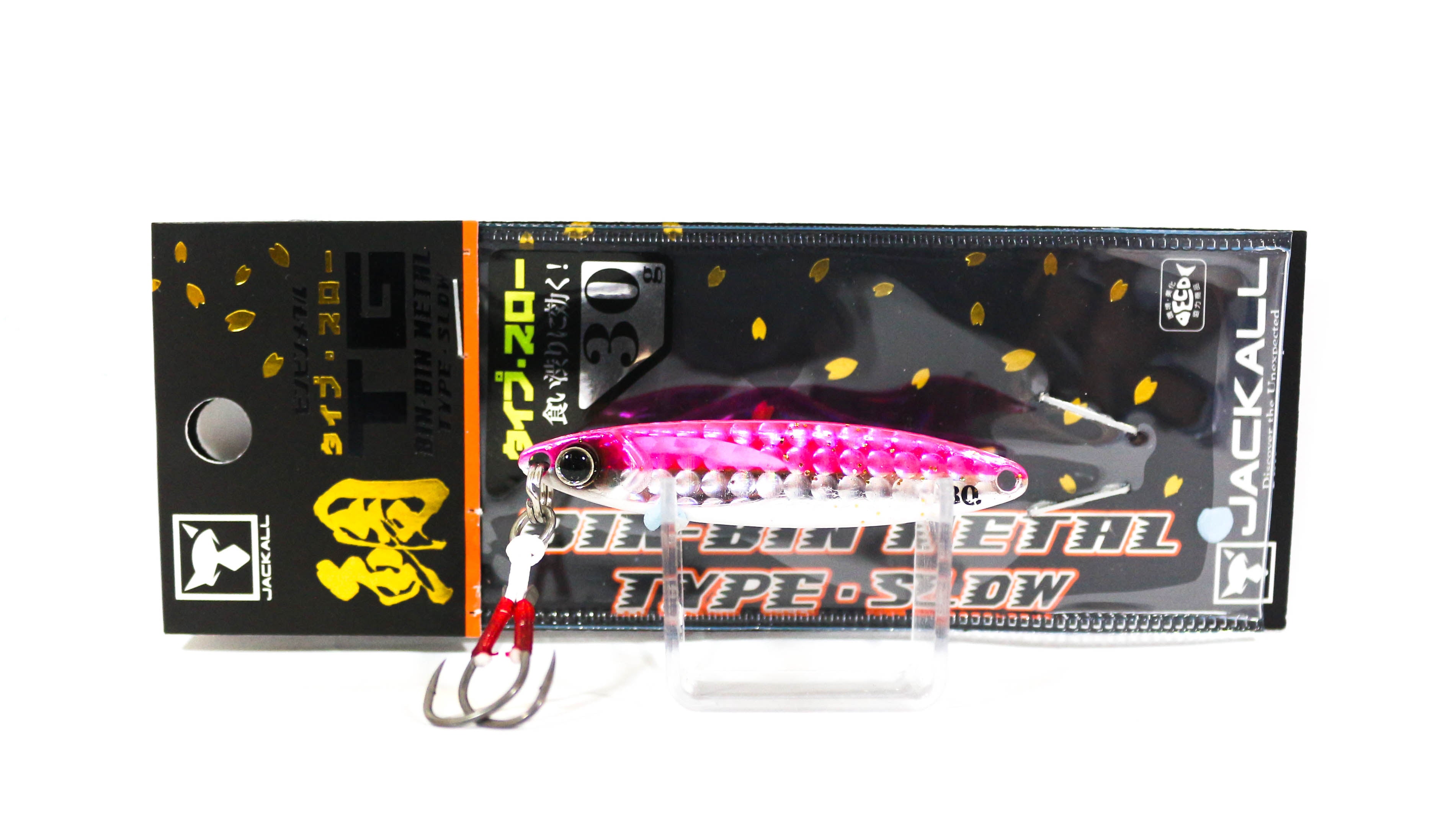 Jackall Metal Jig Bin Bin TG Type Slow Tungsten 30 grams Micro Pink (9682)