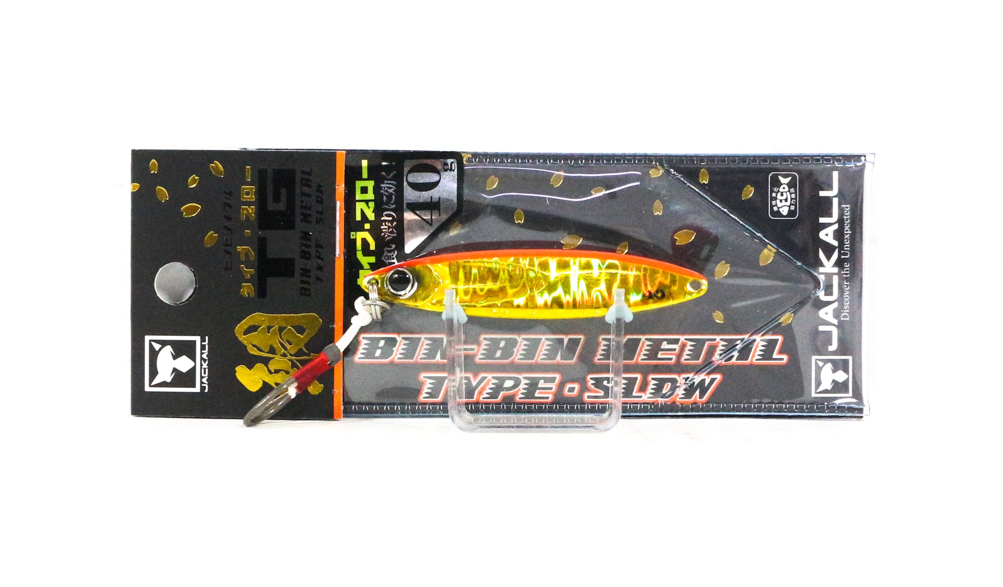 Jackall Metal Jig Bin Bin TG Type Slow Tungsten 40 grams Orange Gold (9736)