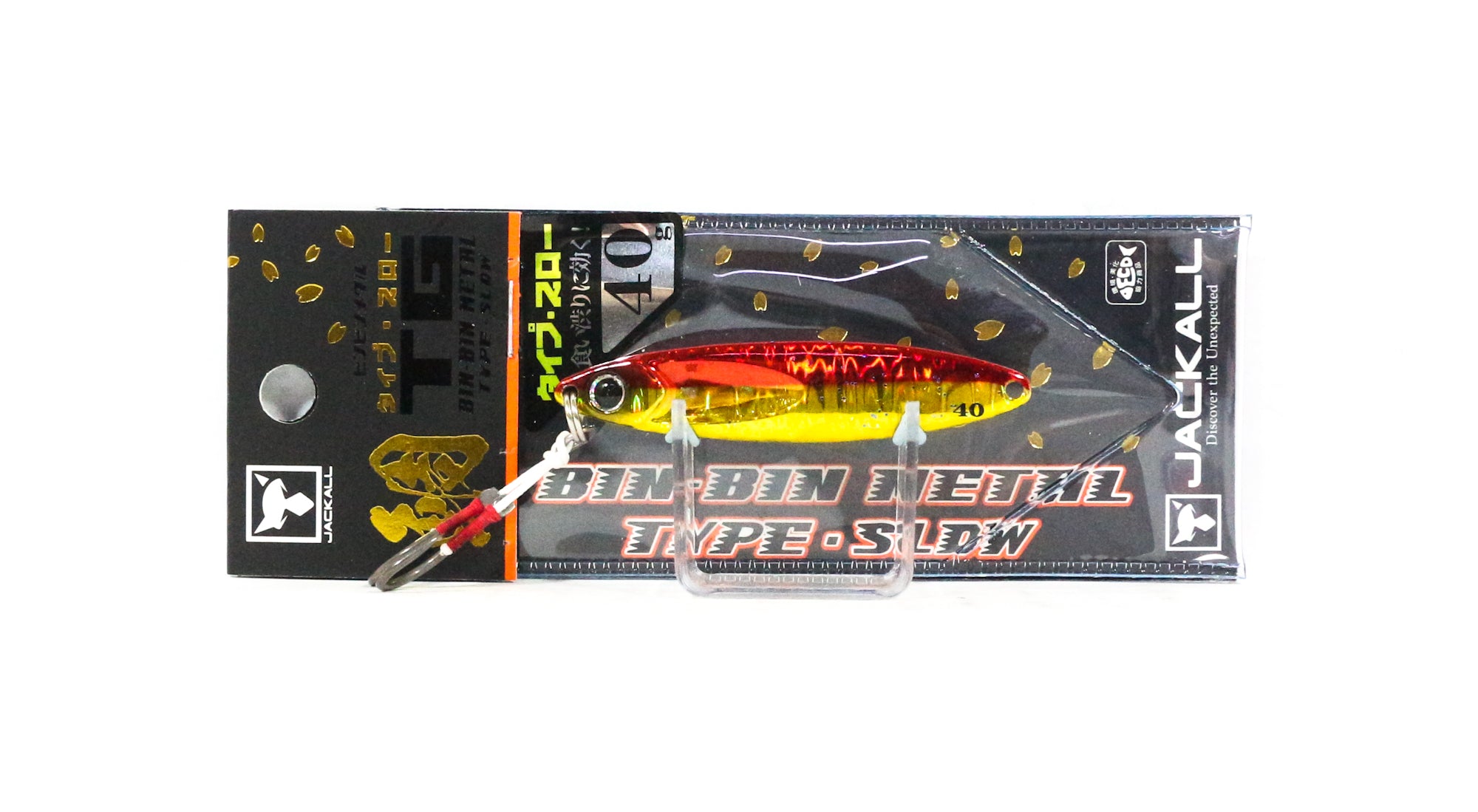 Jackall Metal Jig Bin Bin TG Type Slow Tungsten 40 grams Red Gold (9750)