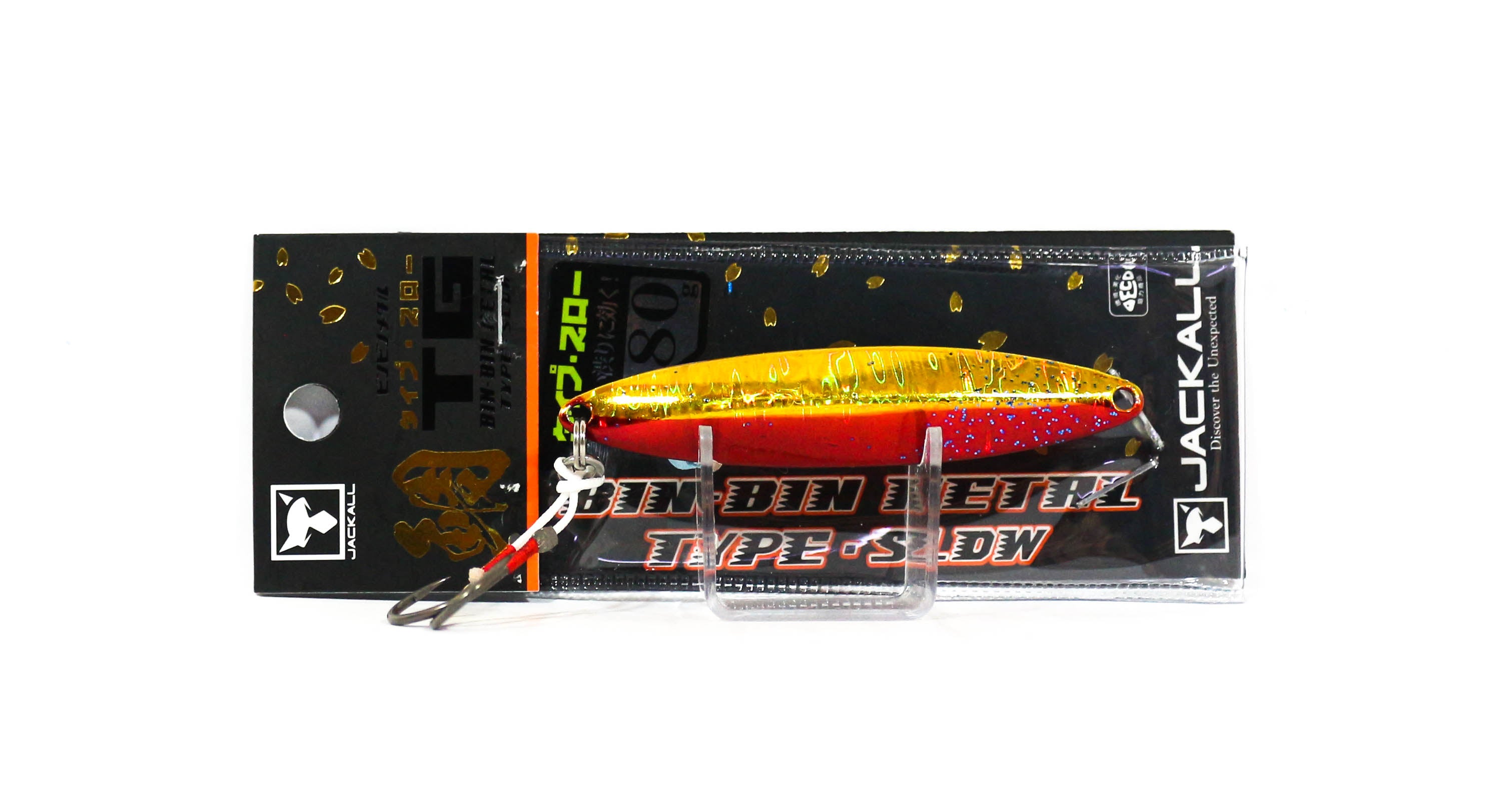 Jackall Metal Jig Bin Bin TG Type Slow Tungsten 80 grams Red Gold (9910)