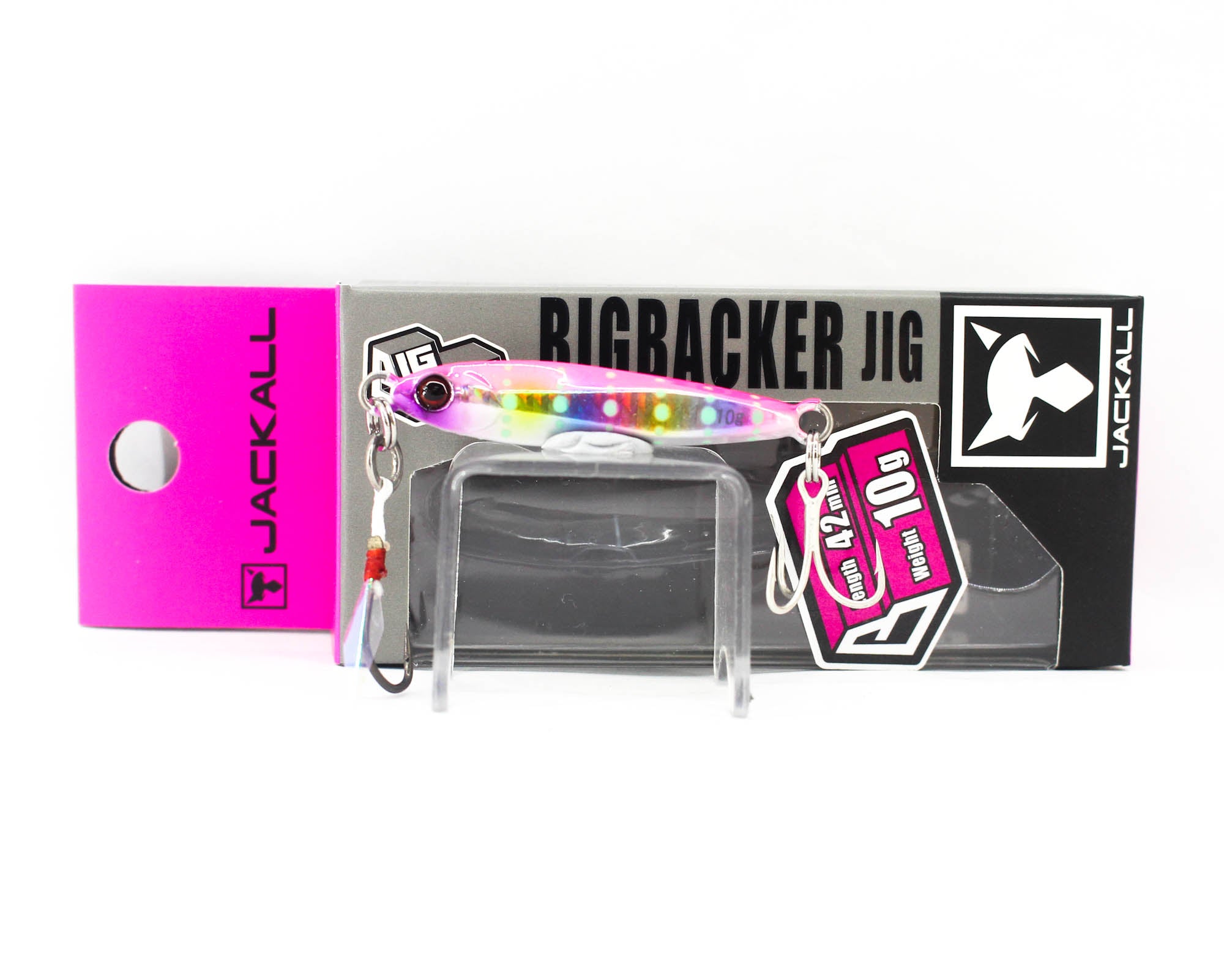 Jackall Metal Jig Big Backer 10 grams Pink Candy Glow Dot (2804)