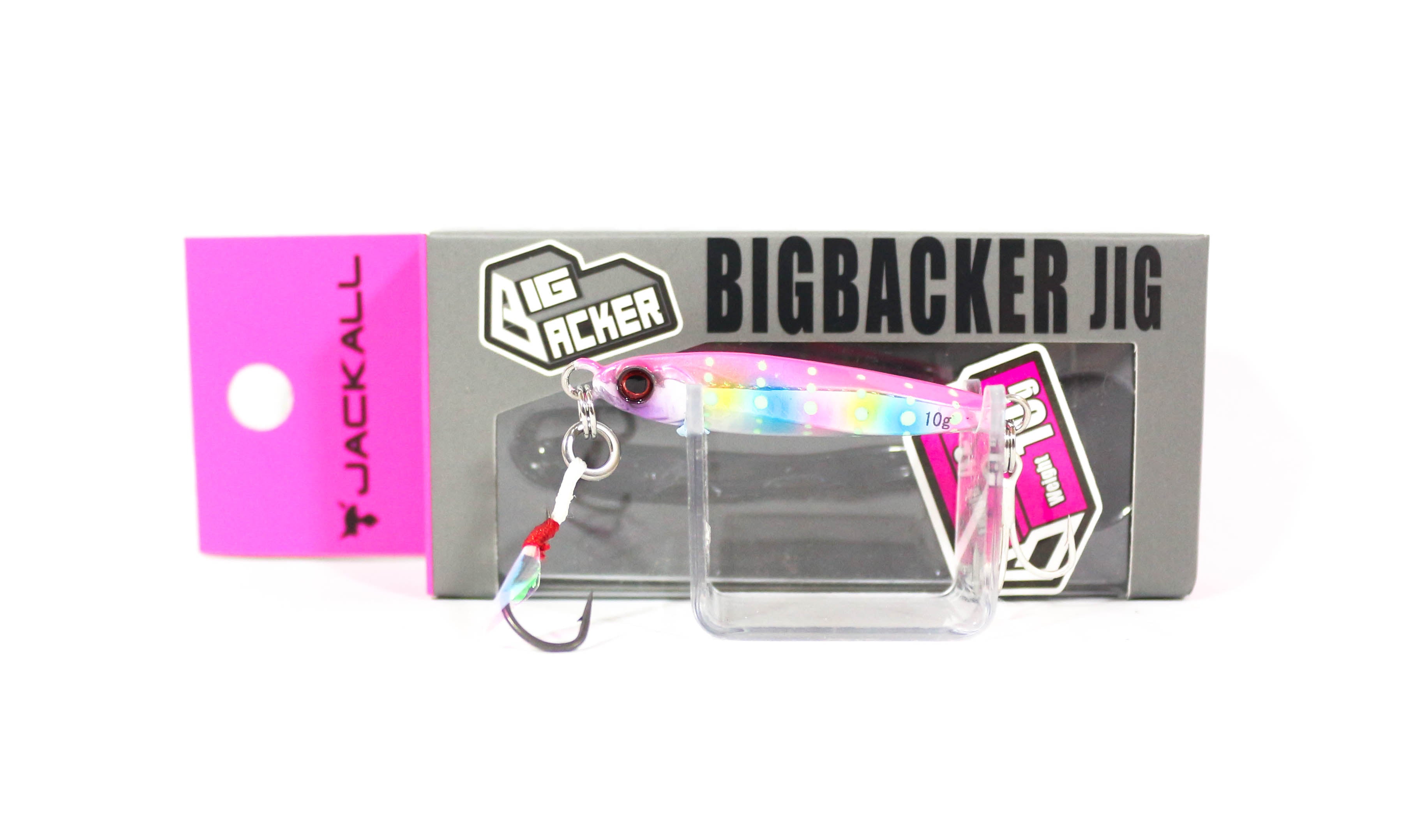 Jackall Metal Jig Big Backer 10 grams Pink Candy Glow Dot (2804)