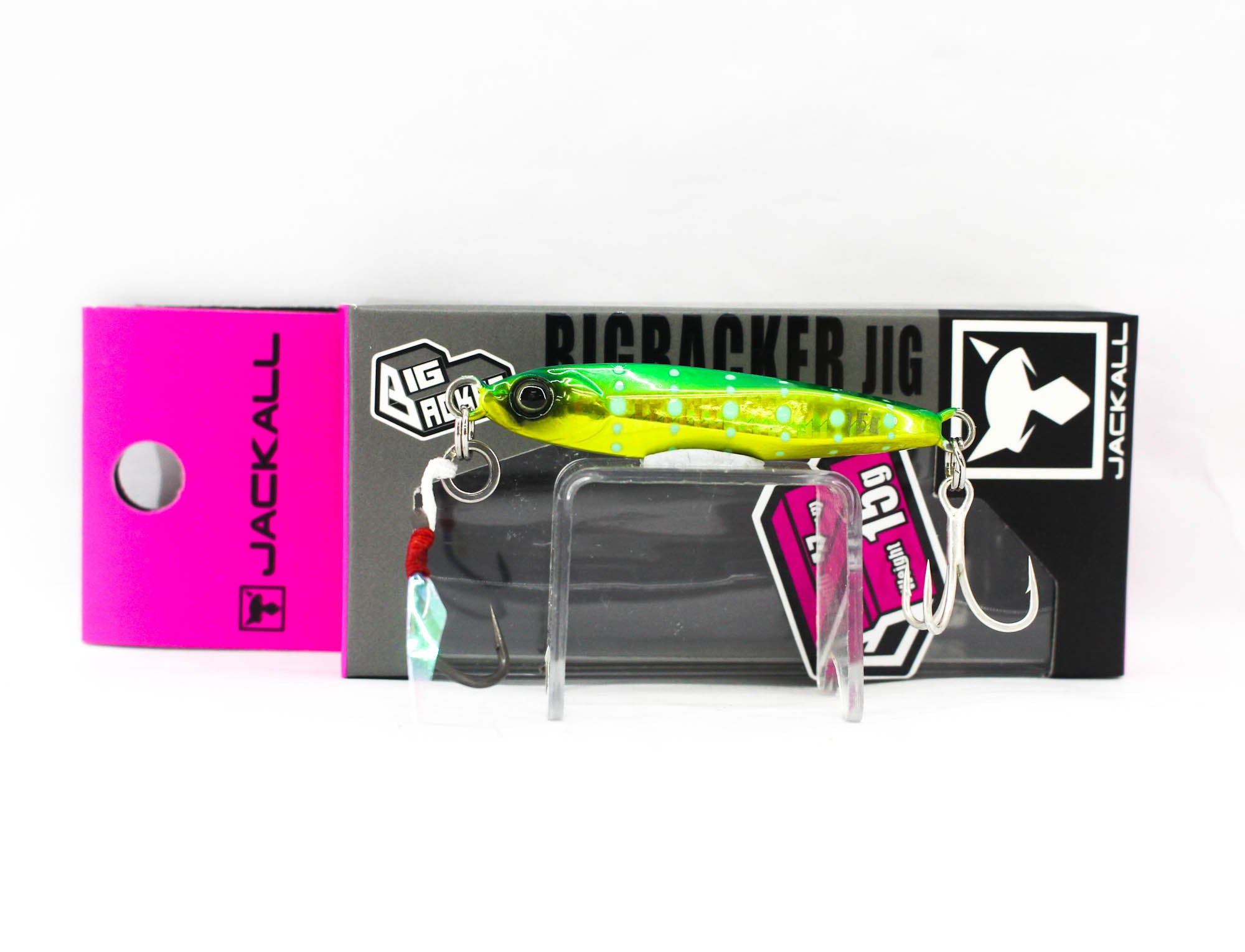 Jackall Metal Jig Big Backer 15 grams Gurikin Glow Dot (2842)