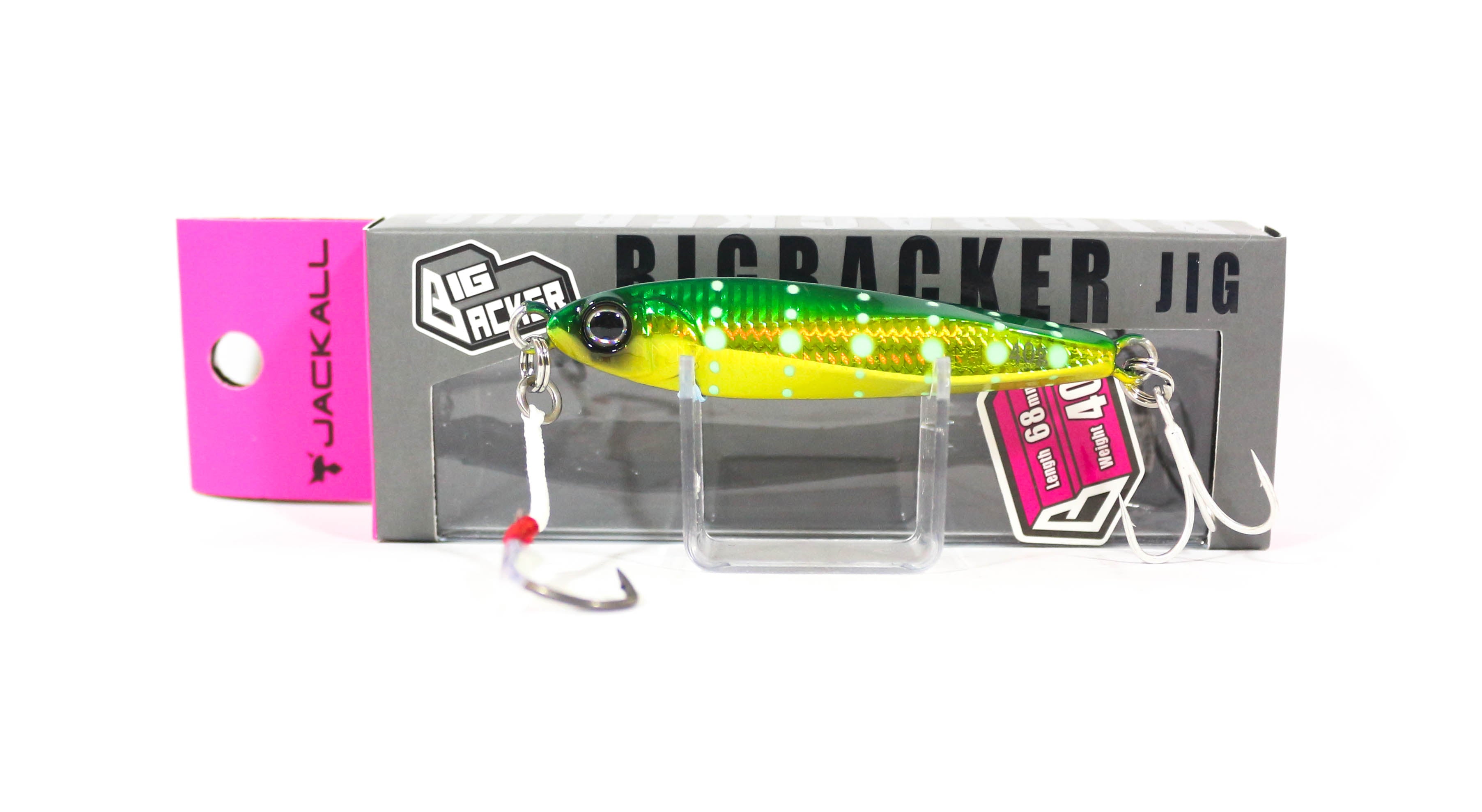 Jackall Metal Jig Big Backer 40 grams Gurikin Glow Dot (2934)
