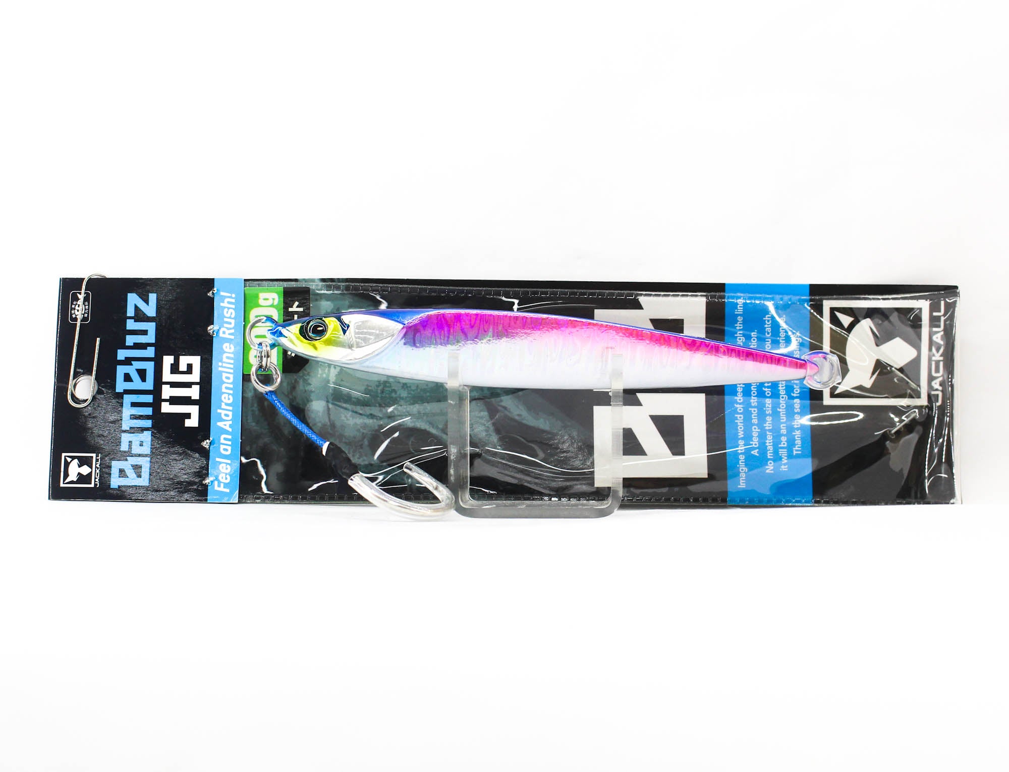 Jackall Metal Jig Bambluz Short 200 grams Sexy Blue Pink (3320)