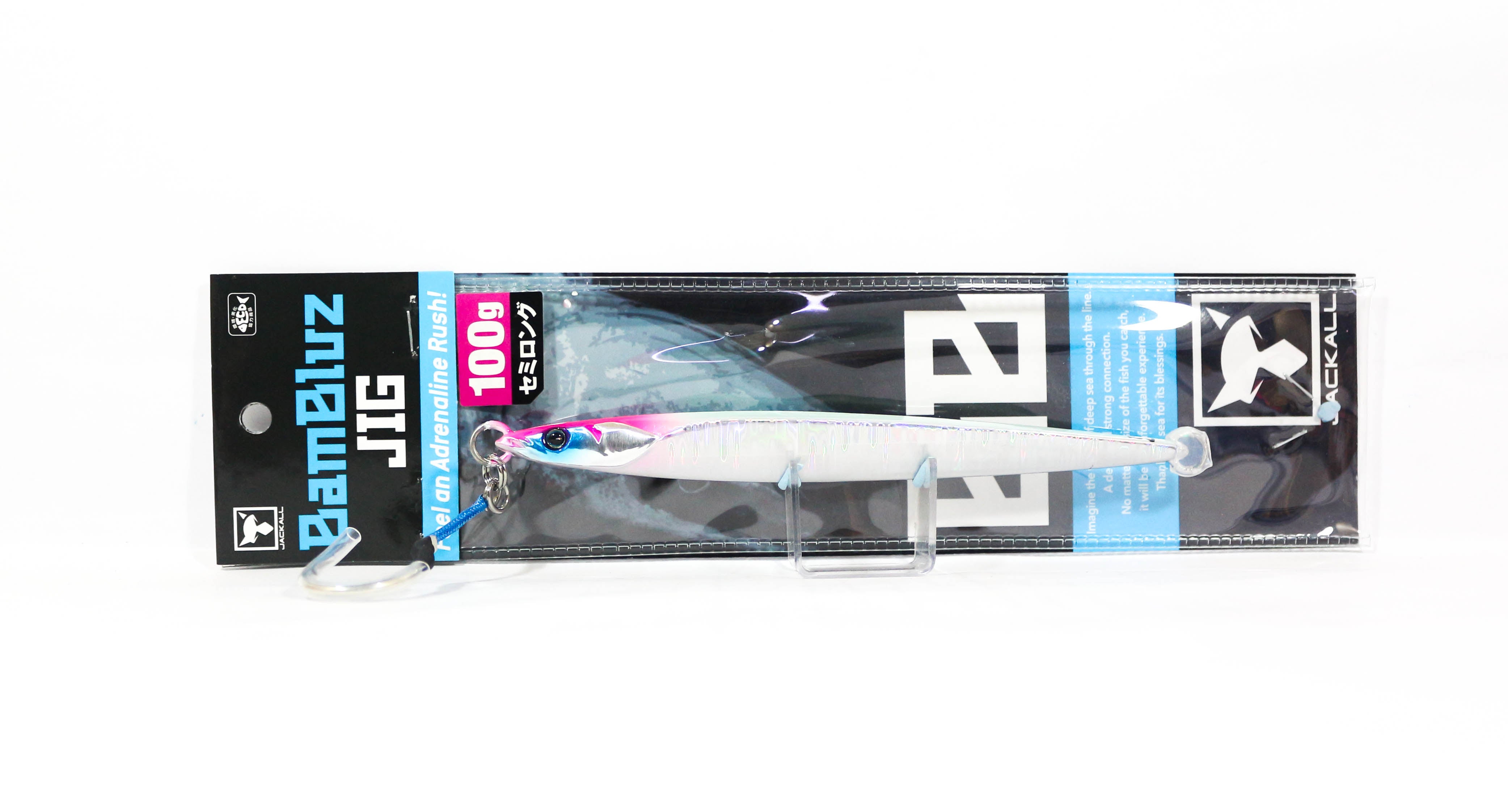 Jackall Metal Jig Bambluz Semi Long 100 grams Glow Edge (3481)