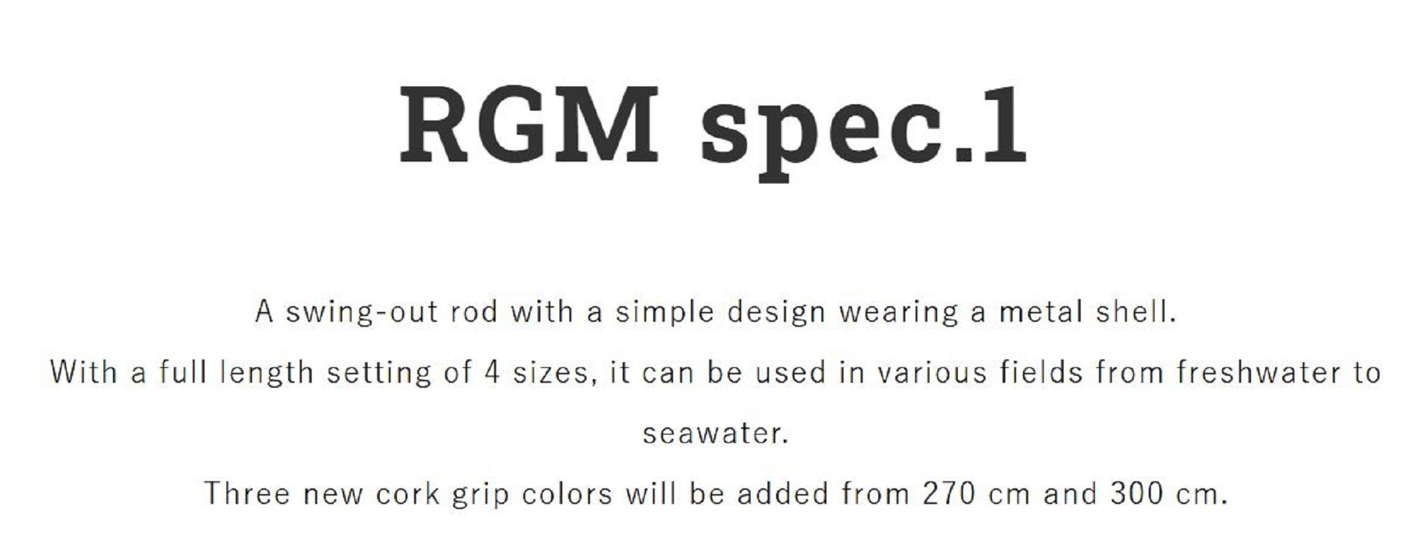 Jackall RGM Rod Pole Telescopic Spec 1 240cm BL ORN (6390)
