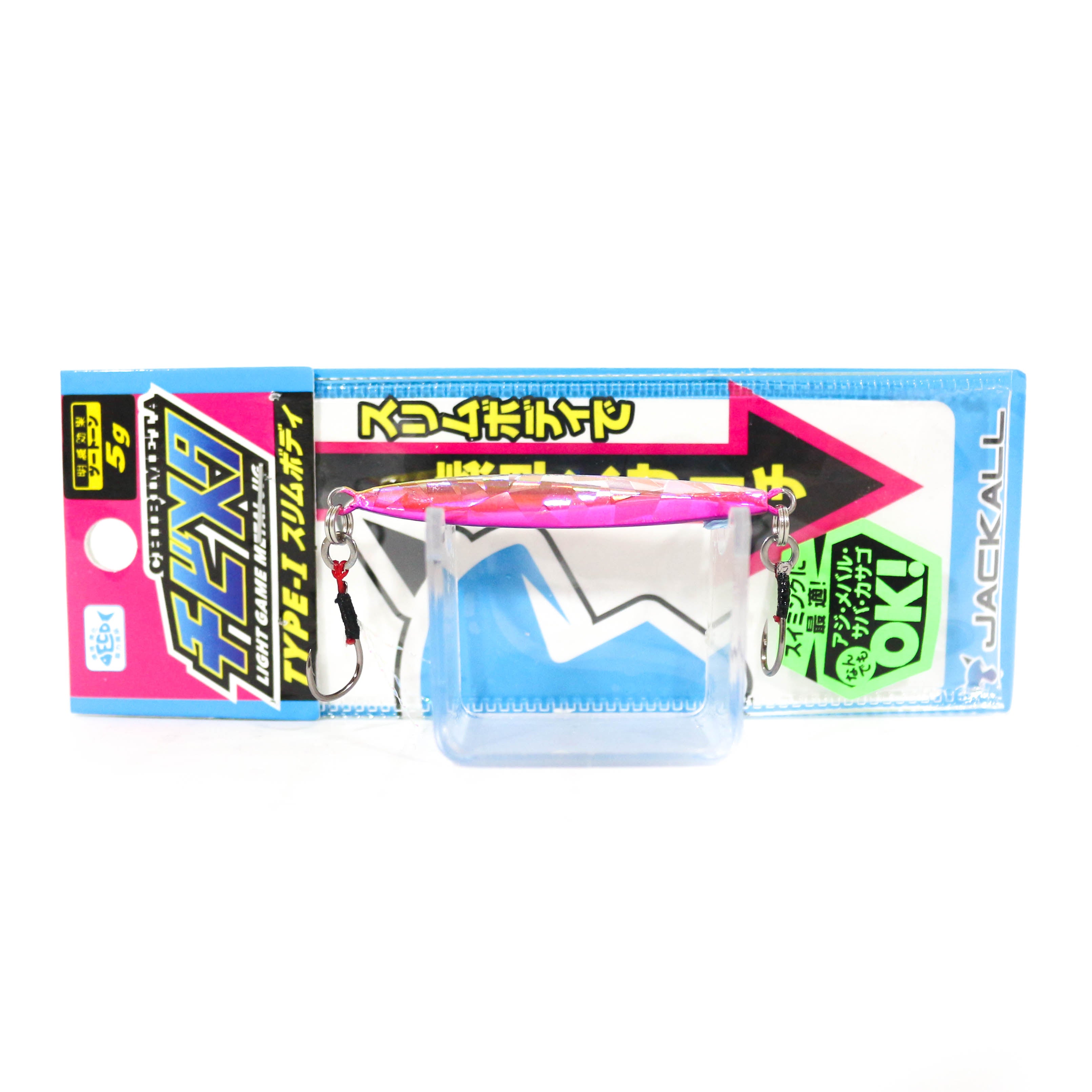 Jackall Metal Jig Chibi Metal Type I 5 grams Glow Dot Pink Iwashi (7427)
