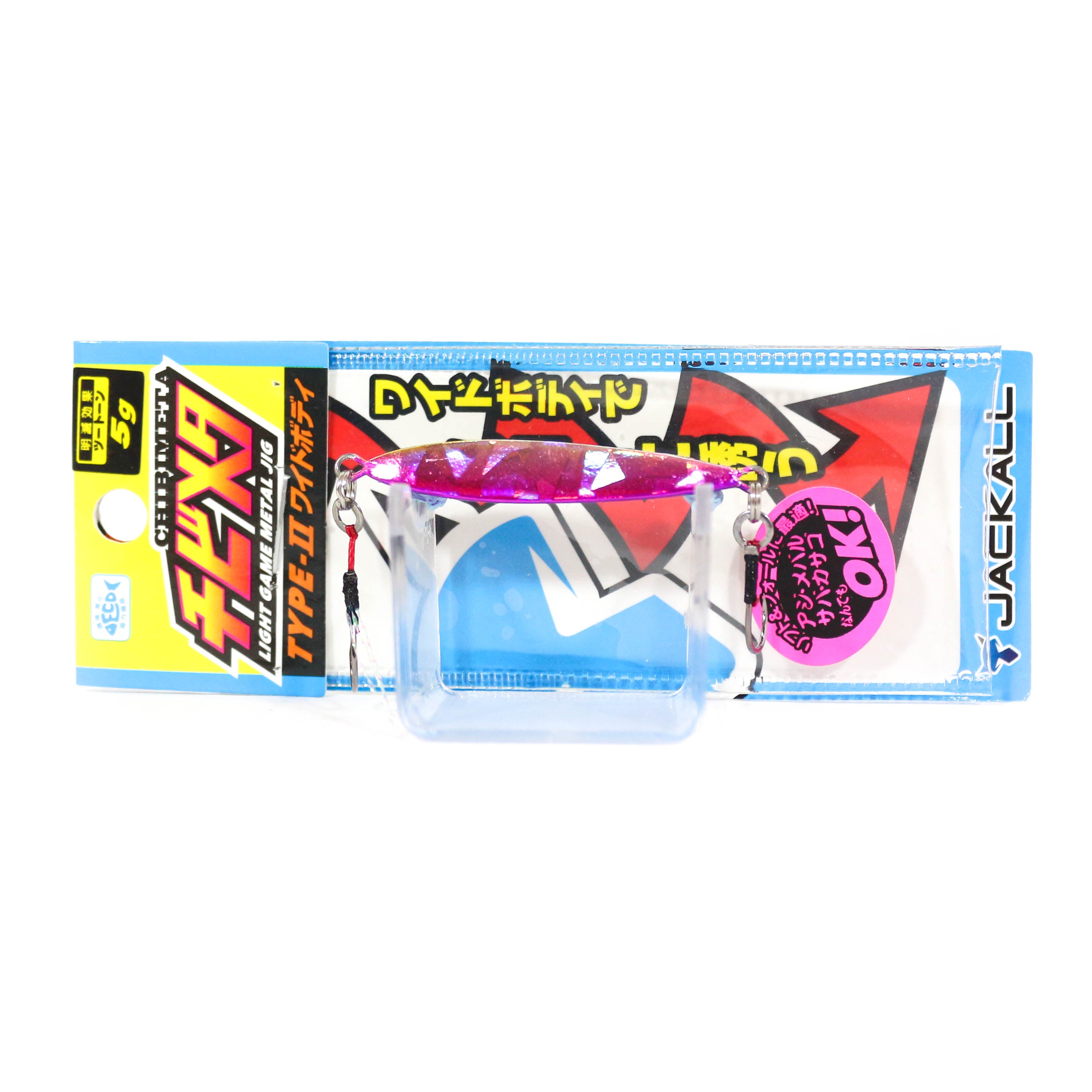 Jackall Metal Jig Chibi Metal Type II 5 grams Glow Dot Pink Iwashi (7625)