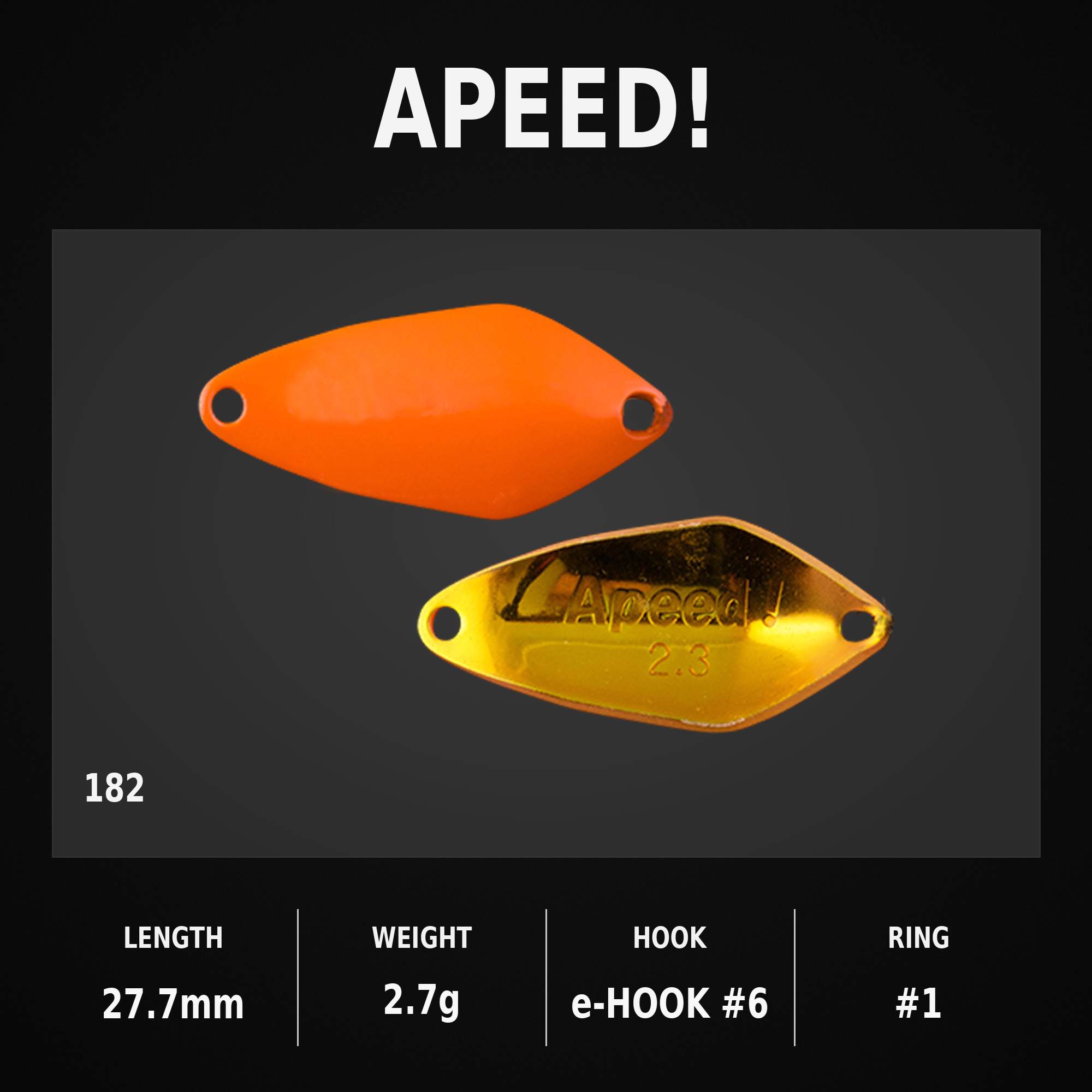 Jackall Timon Apeed Trout Spoon 2.7 grams 182 (0366)