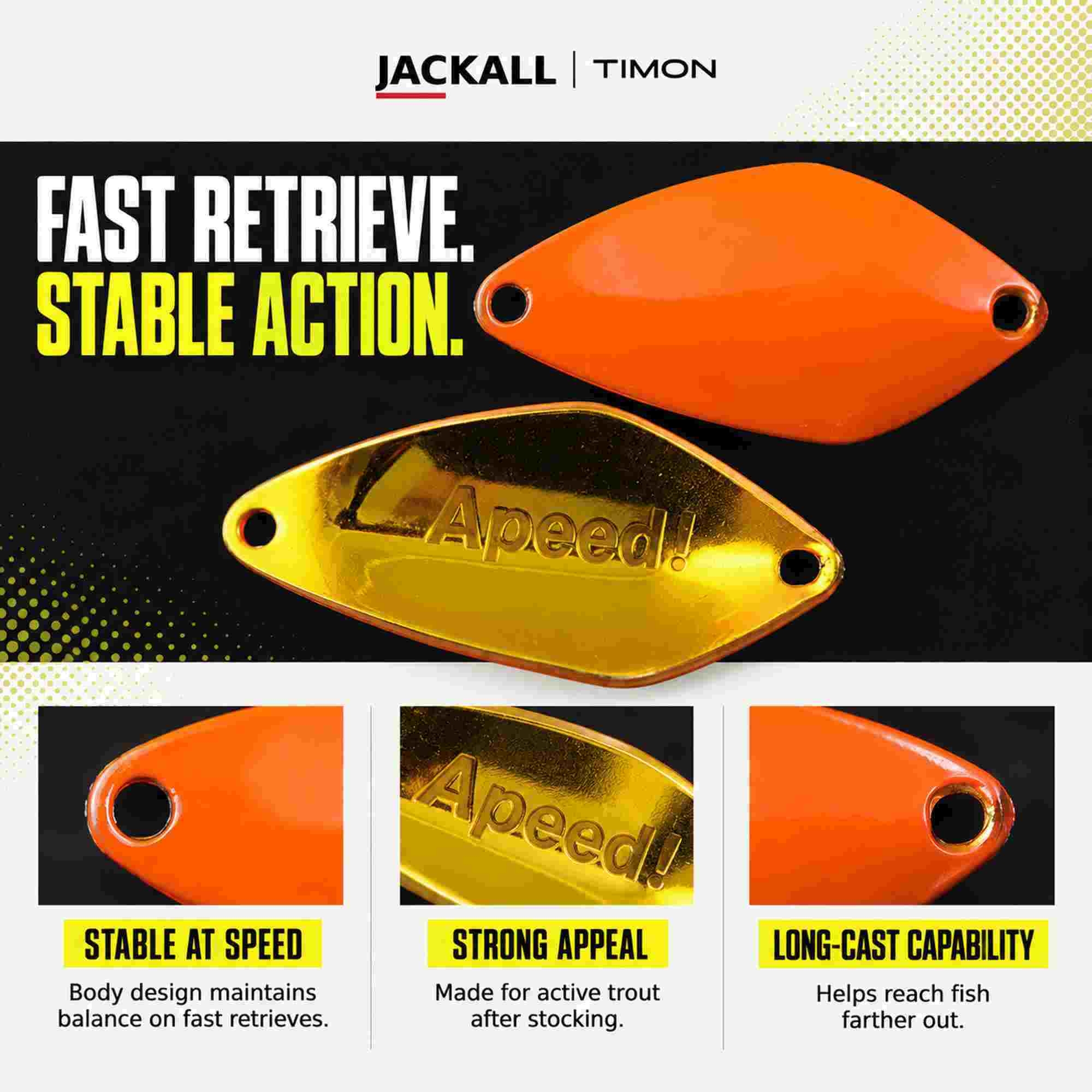 Jackall Timon Apeed Trout Spoon 2.7 grams 182 (0366)