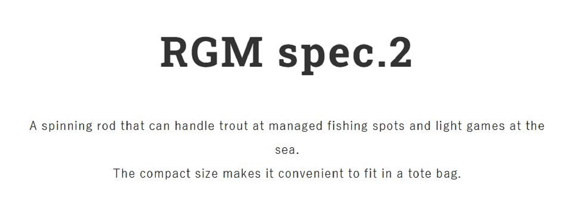 Jackall RGM Rod Spinning Telescopic Spec 2/5.5 1.65m NA LI (3770)