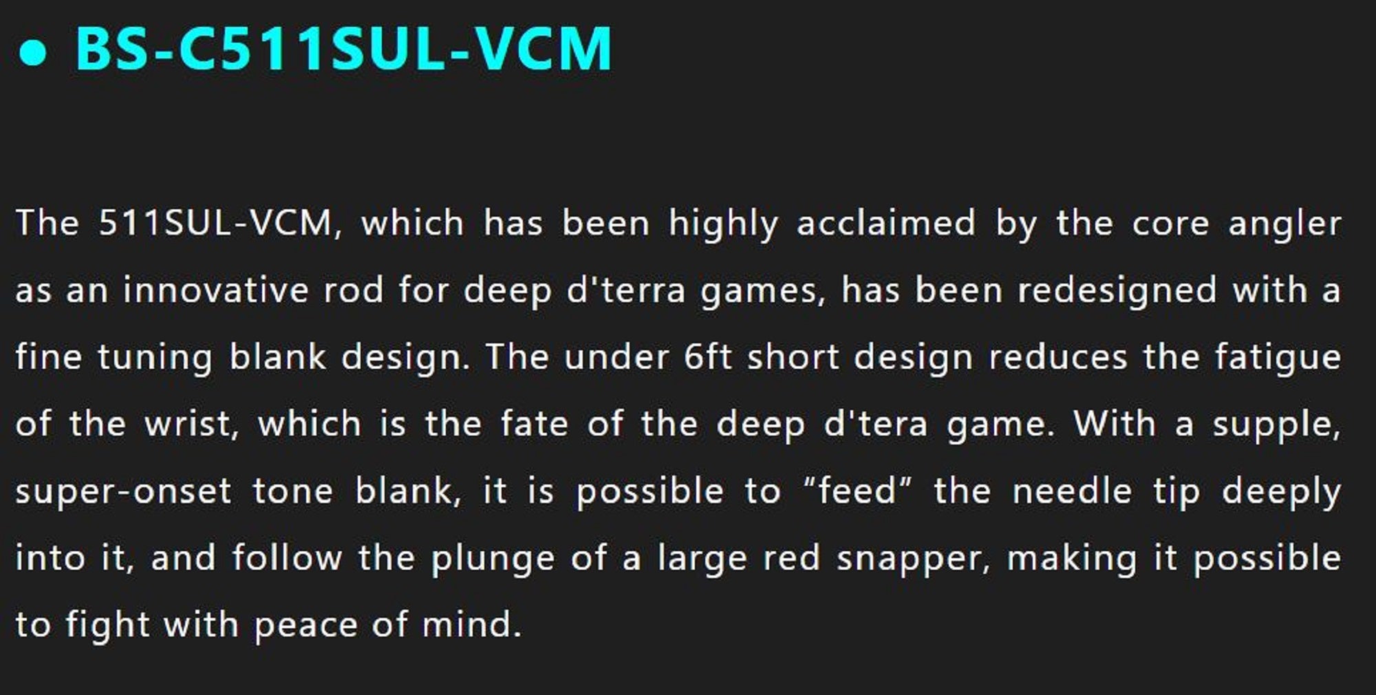 Jackall Rod Baitcast Bin Bin Stick VCM BS-C511SUL-VCM (6030)