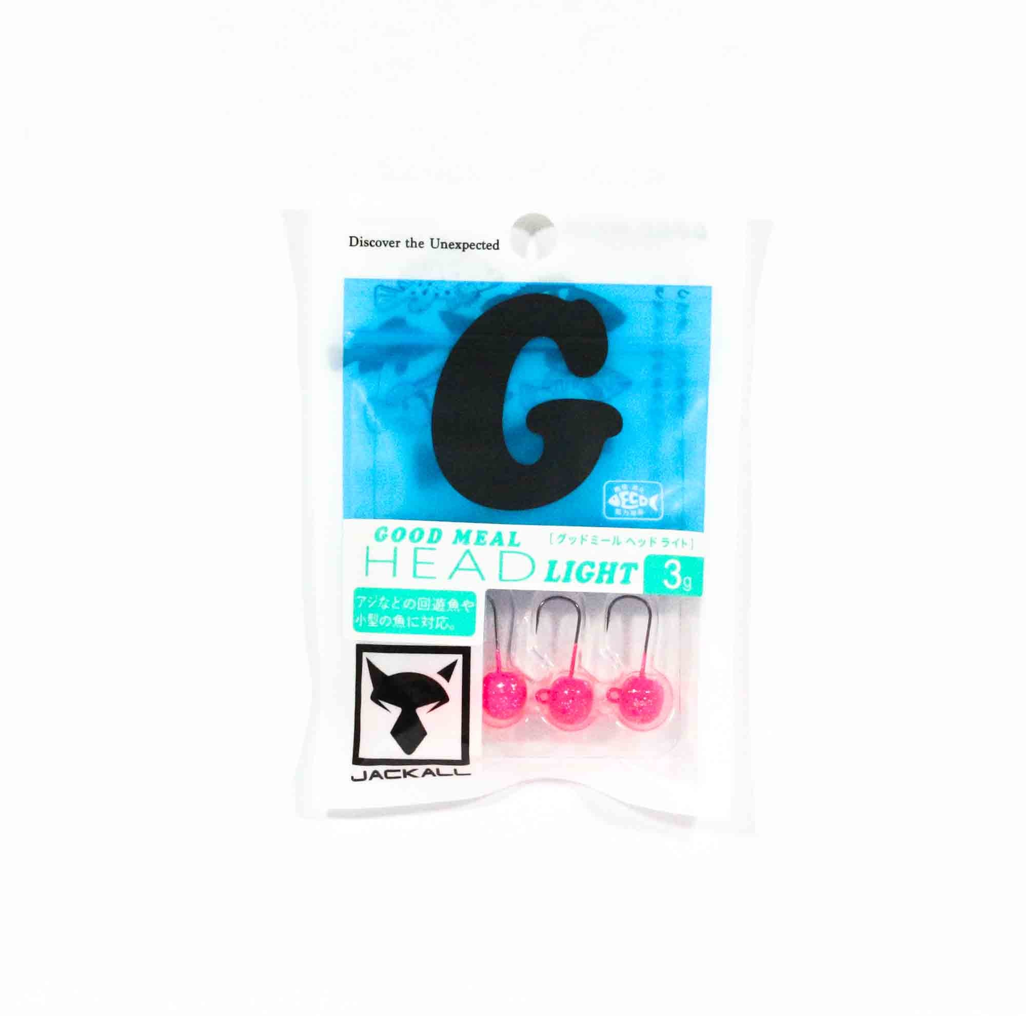 Jackall Jighead Good Meal Head 3 grams Appeal Pink (8300)