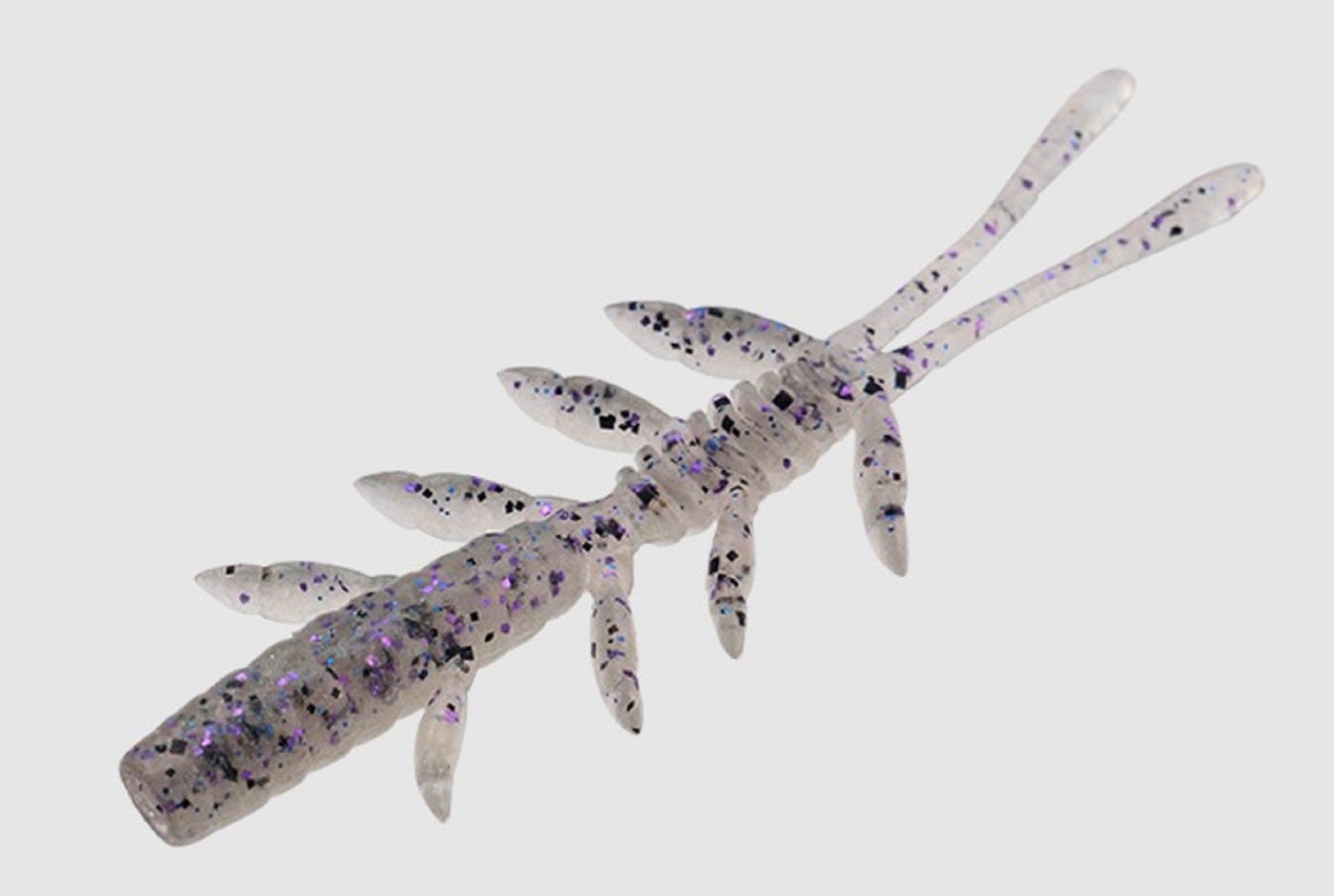 Jackall Soft Lure Scissor Comb 3.8 Inches Kawasima Smoke Shrimp (9628)