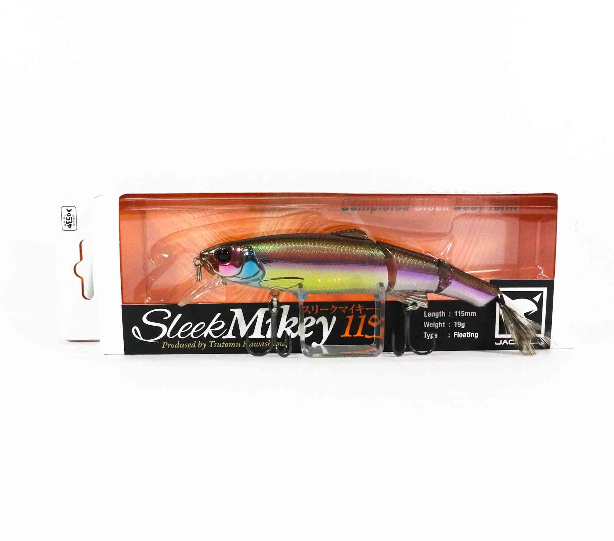 Jackall Mikey Sleek 115 Floating Lure Half Mirror Wakasagi (1857)