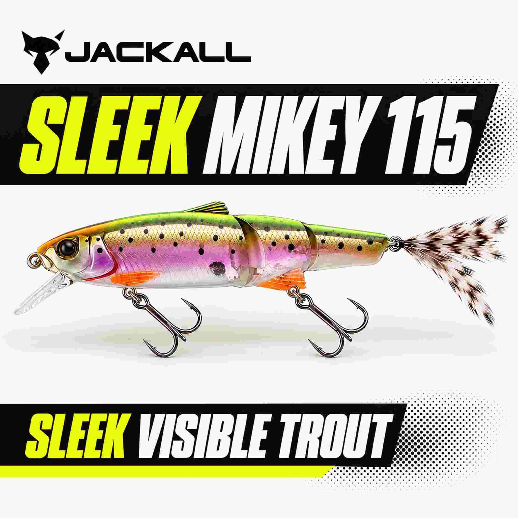 Jackall Mikey Sleek 115 Floating Lure Sleek Visible Trout (1925)