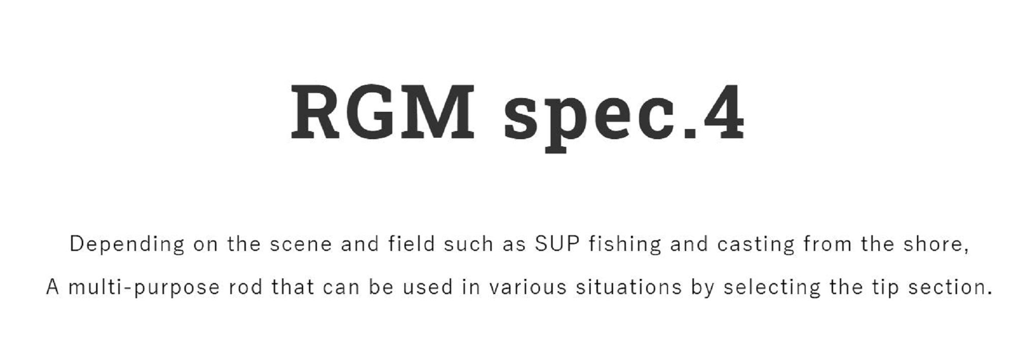 Jackall RGM Rod Spinning Spec 4 2.08-2.24m Double Tip 4 2Pc Red (2519)