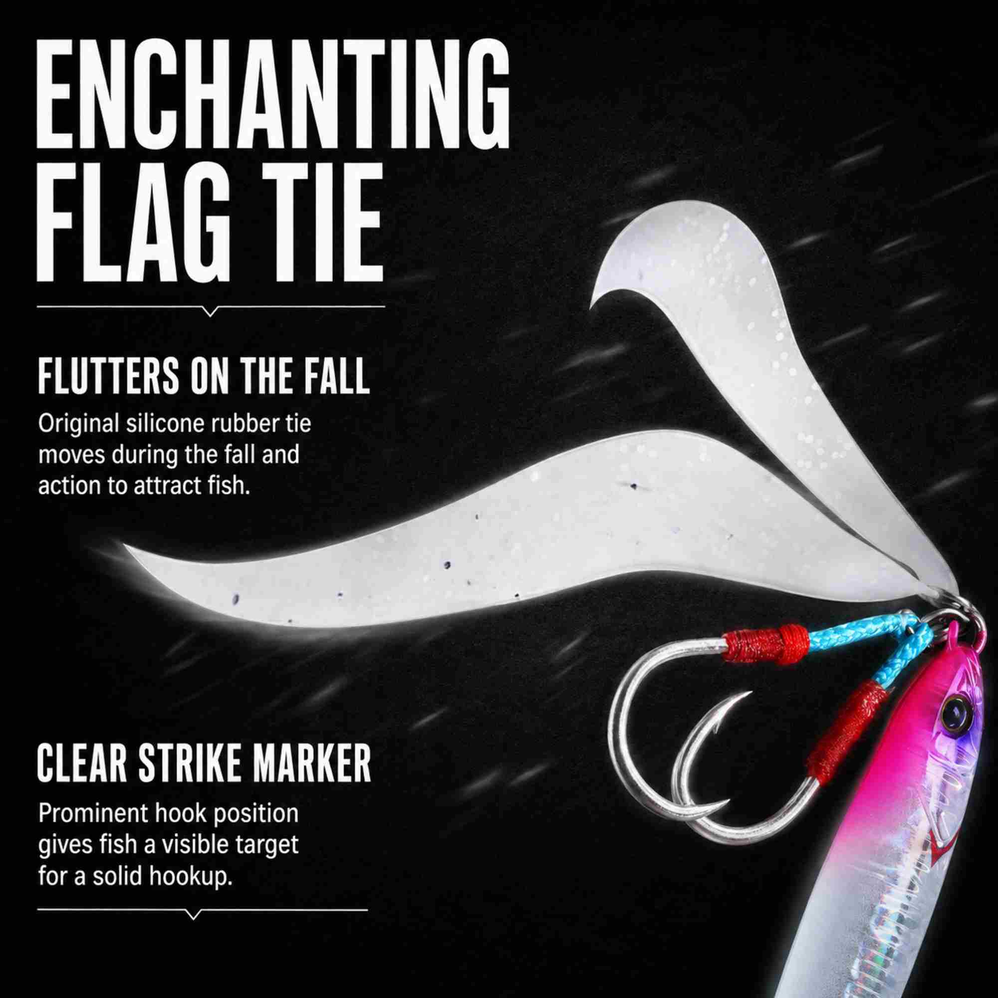 Jackall Metal Jig Flag Trap 40 grams Iwashi Magma Wave HL (3080)