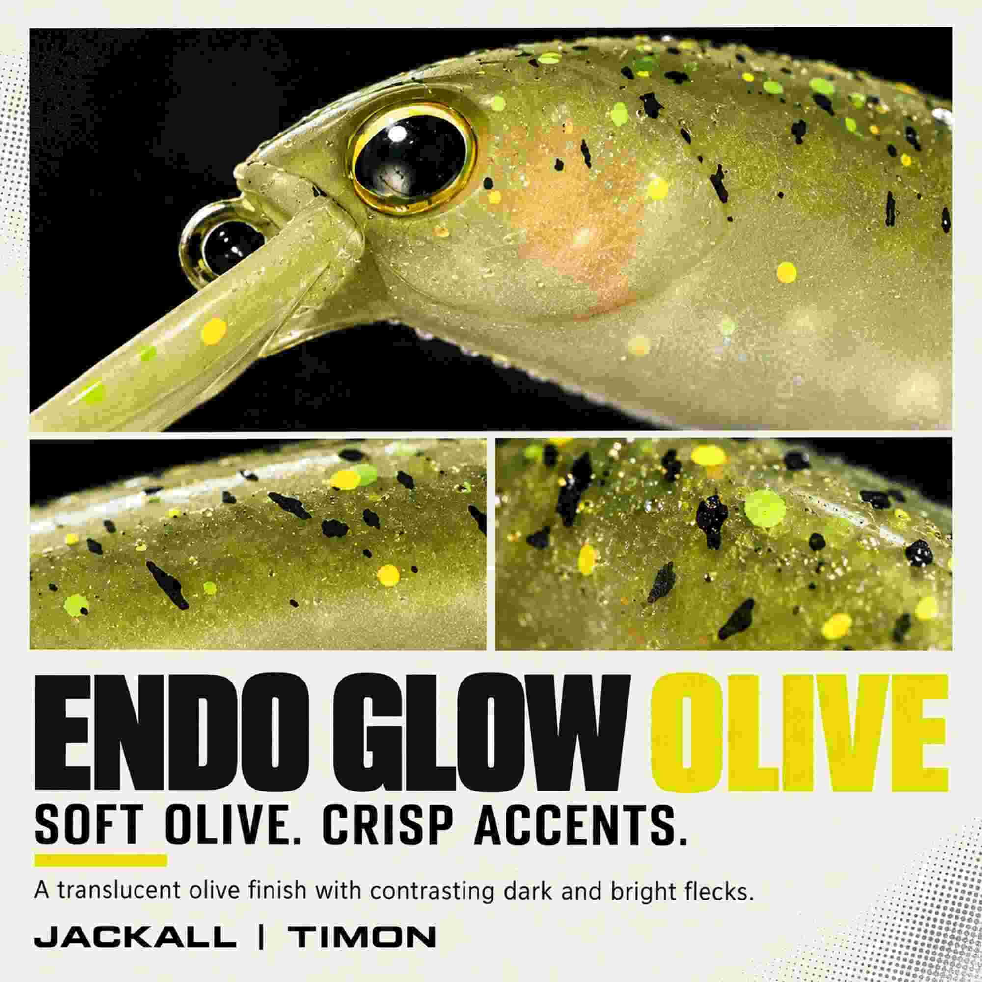 Jackall Timon Buri Buri Minnow F 40 mm Floating Lure Endo Glow Olive (3868)