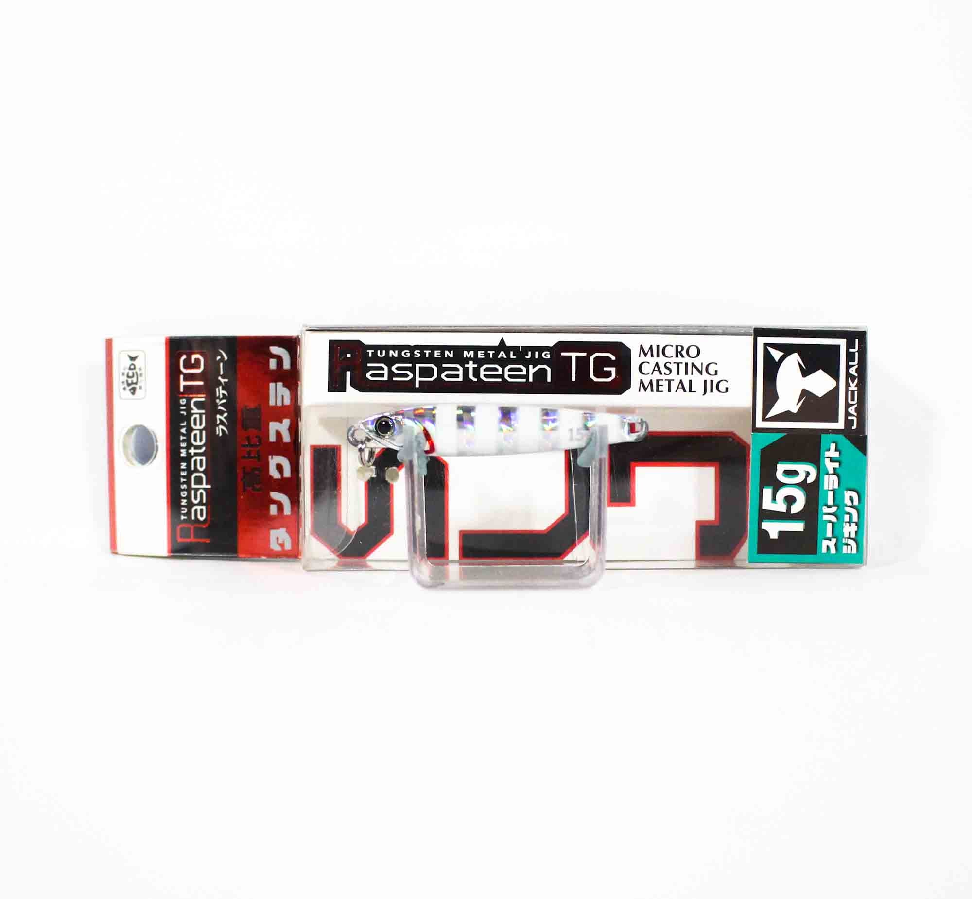 Jackall Metal Jig Raspateen TG Tungsten 15 grams No Hook Glow (6777)