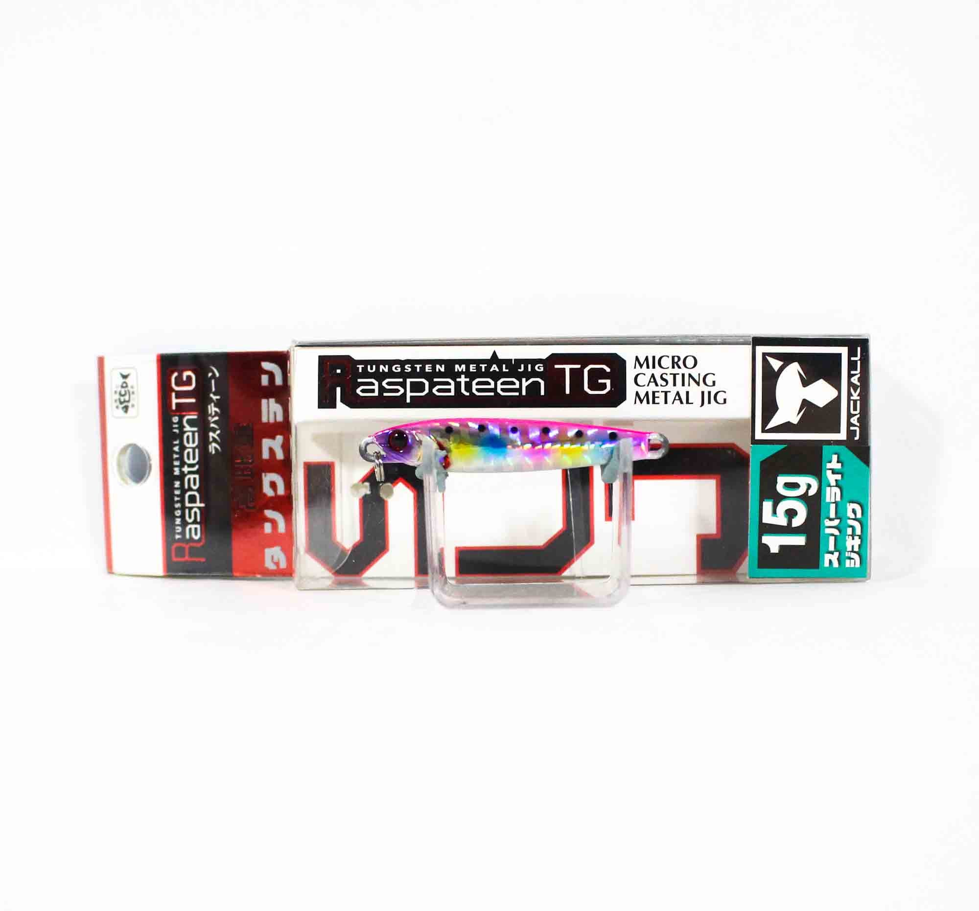 Jackall Metal Jig Raspateen TG Tungsten 15 grams No Hook Pink Iwashi (6791)