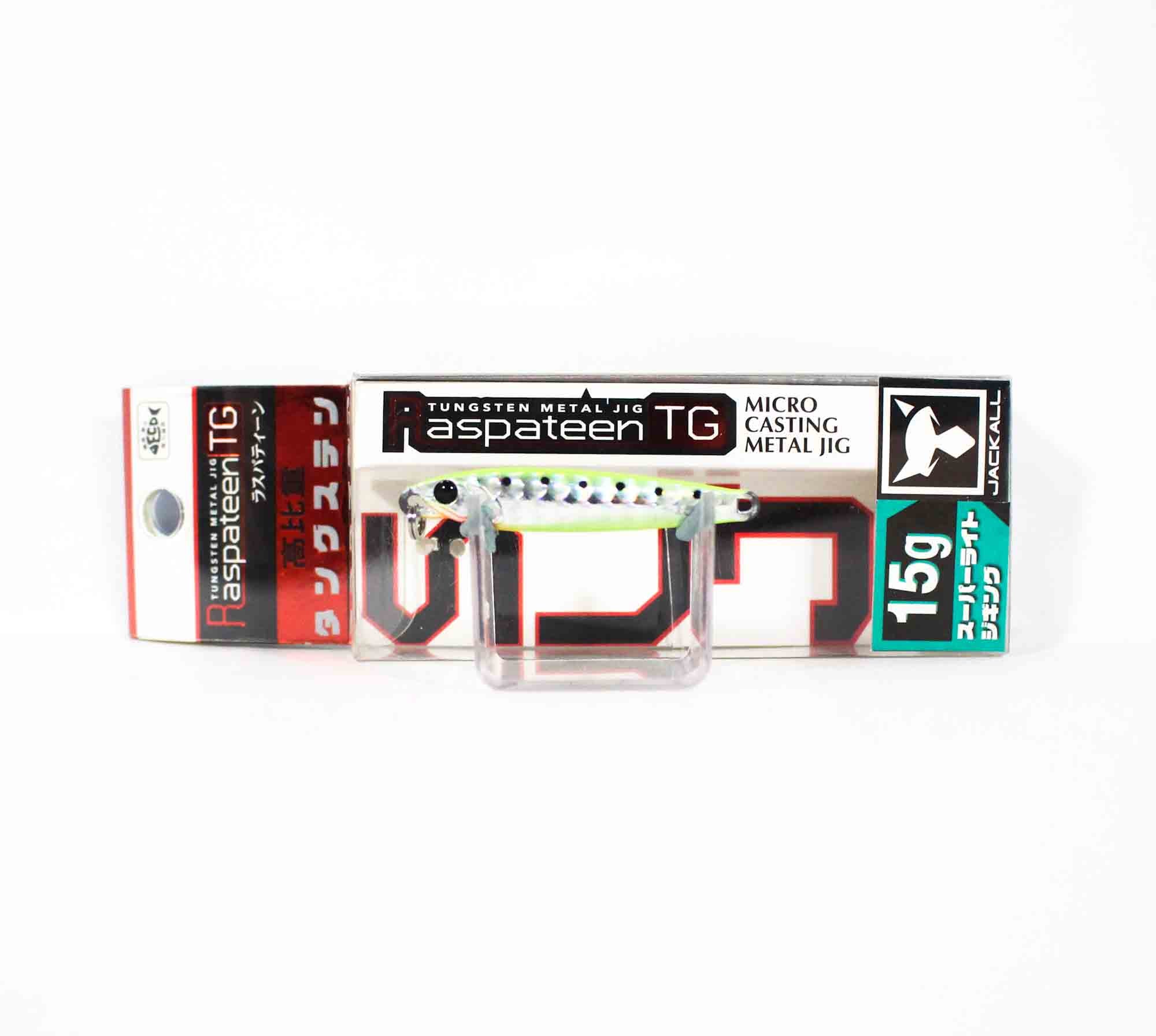 Jackall Metal Jig Raspateen TG Tungsten 15grams No Hook Chart Iwashi (6807)